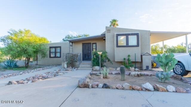 Welcome home! The possibilities are endless. This home has an oversized living room, large den, full size office, a smaller office, and a second living room off the back primary bedroom. There is plenty of room for entertaining, parties, and holidays. Three bathrooms, custom wood throughout, a shed, a workshop, covered parking, beautiful Saguaros, and desert landscaping on this completely fenced property.  Got chickens? There is a coop! This home would be a great property for ''NextGen'' or ''Inlaw suite'' or even house hacking! Bring your imagination and make this your home!