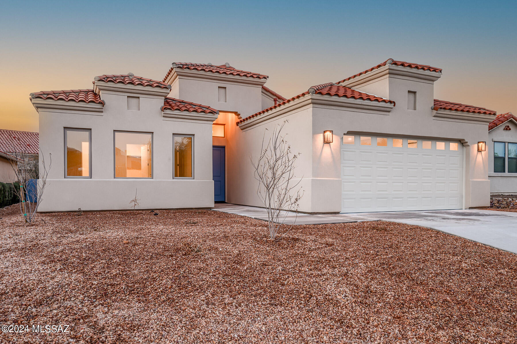 SUPERB, Sparkling gorgeous new home in coveted gated Vactor Ranch community. NEW CONSTRUCTION 4 BED ROOMS AND 3 FULL BATHS, CUSTOM CABINETS, NATURAL QUARTZ COUNTER TOPS, FULL GLASS TILE BACK SPLASH IN KITCHEN. MARBLE ,STONE PRIMARY SHOWER,  2X6 FRAMED EXTERIOR WALLS WITH STUCCO, WOOD TRUSSES AND CLAY ROOF TILE. MONO POUR CONCRETE SLAB, FRONT & BACK YARD DRIP IRRIGATION.
DESIGNER FINISHES THROUGHOUT. SOARING CEILINGS, BRIGHT OPEN AIRY SPACIOUS ROOMS. SPECTACULAR CATALINA MT VIEWS FROM FRONT. PRIVATE FULLY ENCLOSED BACK YARD W TURF AND NEW LANDSCAPING. THE COMMUNITY IS TUCKED AWAY WITH AN ELEGANT FEEL. SPARKLING POOL AND CLUBHOUSE FOR ENTERTAINING IS RIGHT AROUND THE CORNER. LOW HOA FEES. CLOSE TO WORLD CLASS HIKING, BIKING, SHOPPING AND DINING.