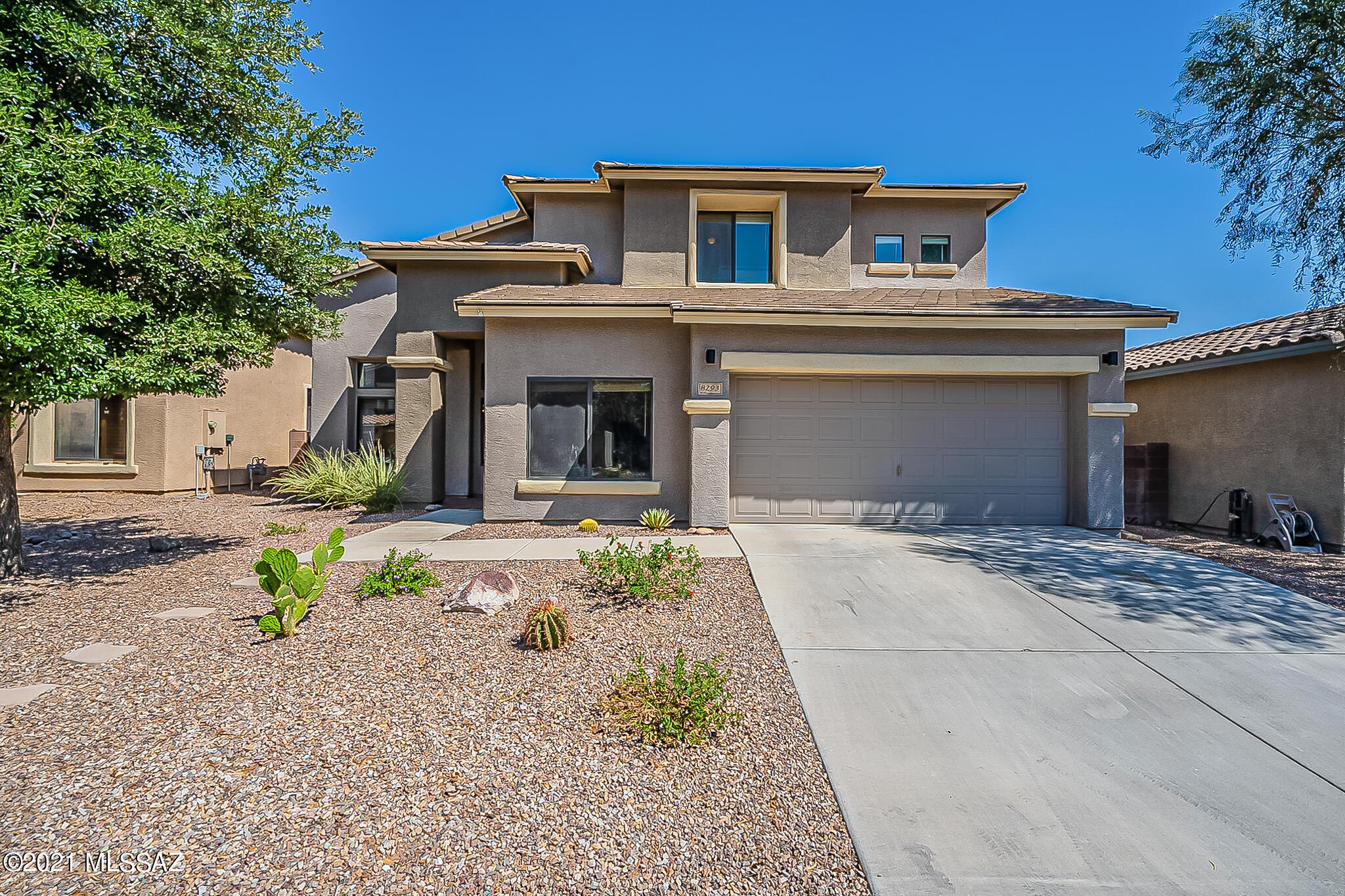 Beautiful 5 bedroom, 3 bathroom home located in popular Continental Reserve. Updated and well-maintained home features large living spaces, a bonus room and owner's suite on the main floor. Pristine kitchen is an entertainer's dream, with upgraded cabinetry and designer backsplash. Step outside into the backyard oasis, featuring a beautiful pool with waterfall, outdoor kitchen, fireplace, and brand new turf. Both AC units were replaced in 2020.
