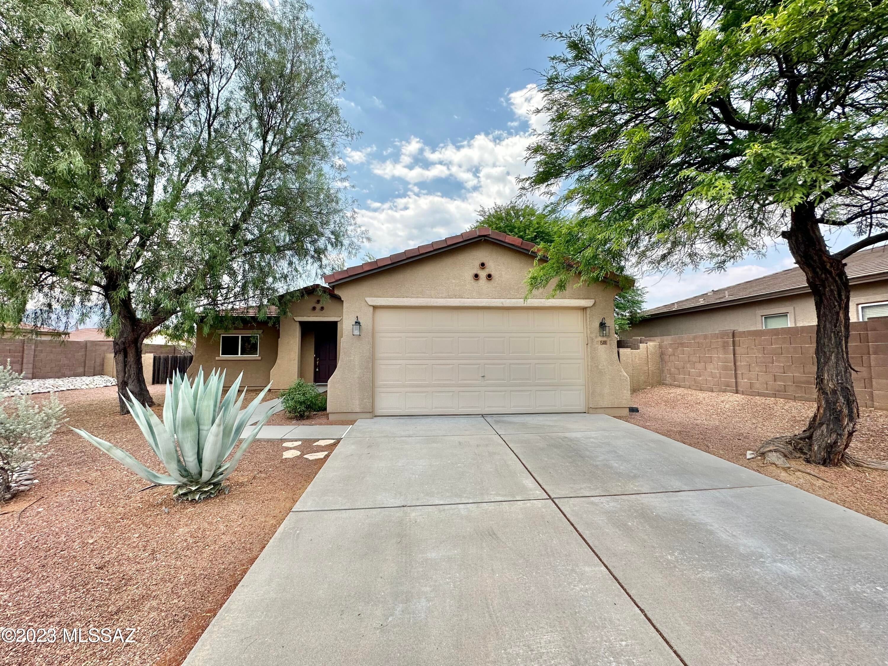 Adorable single story home, three bedroom, 2 bath large lot on cul-de-sac with mountain views, mature trees and private fenced back yard. This is a very clean home will be ready for move-in August 1st! Kitchen is well equipped, with gas range, refrigerator & dish washer, and french doors lead you out of the dinning area into the back yard. Tile and wood flooring, and primary bedroom has a large walk in closet the master bathroom features a garden tub and dual sinks with a large linen closet. Please contact property manager for deposit info, application, and to schedule a showing.