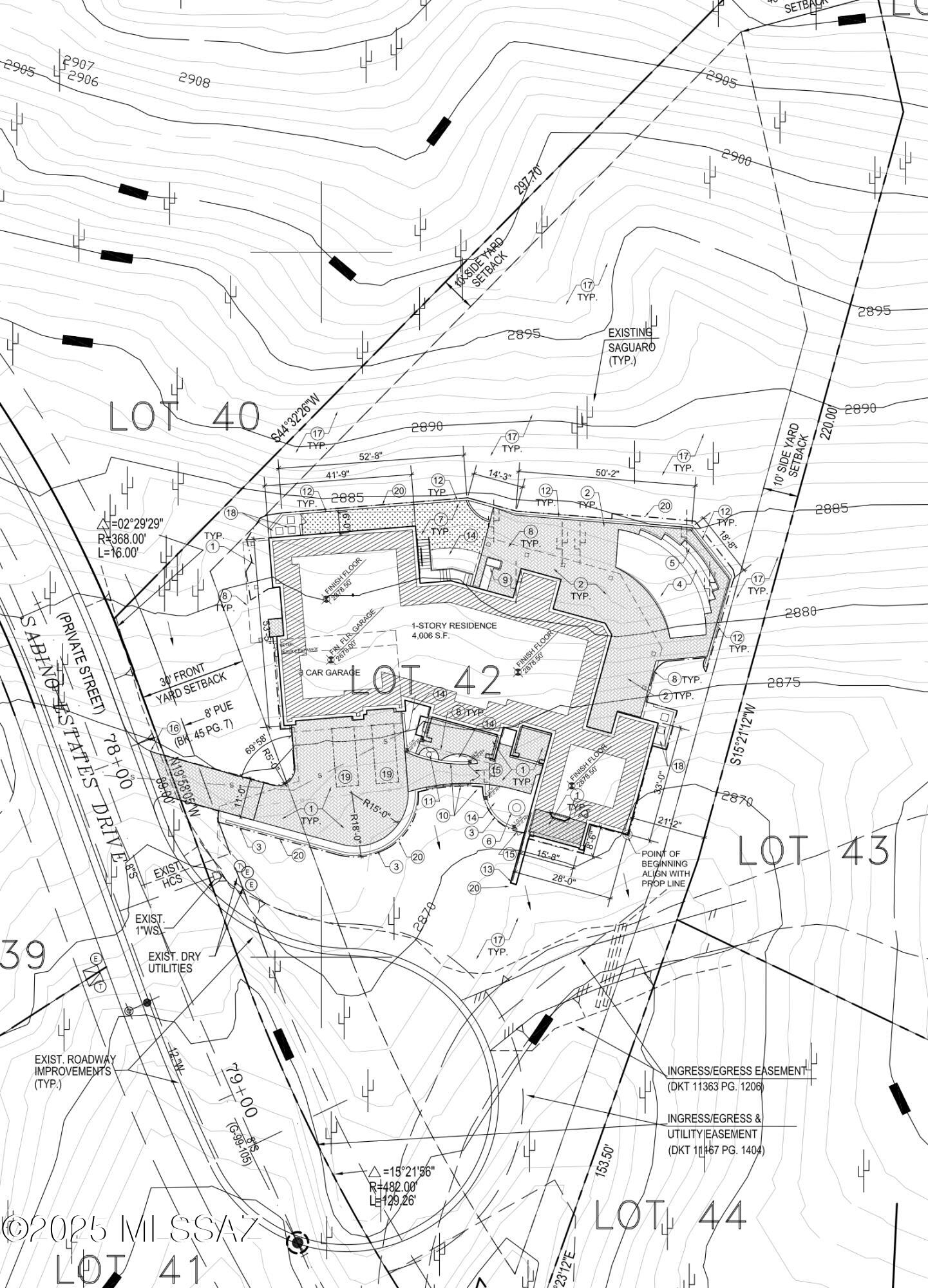 Sabino Estates (1-45) - Land