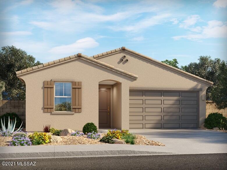 Brand NEW energy-efficient home ready December 2021! With four bedrooms, this Gila plan single-story home offers room for the whole family to spread out. Slate cabinets with dusty white granite countertops, stone-look tile flooring and warm beige carpet in our Calm package. Located off of I-10 with easy access to downtown Tucson, this community is just minutes from nearby shopping, dining, open space, and employment centers. Known for their energy-efficient features, our homes help you live a healthier and quieter lifestyle while saving you thousands on your utility bills.