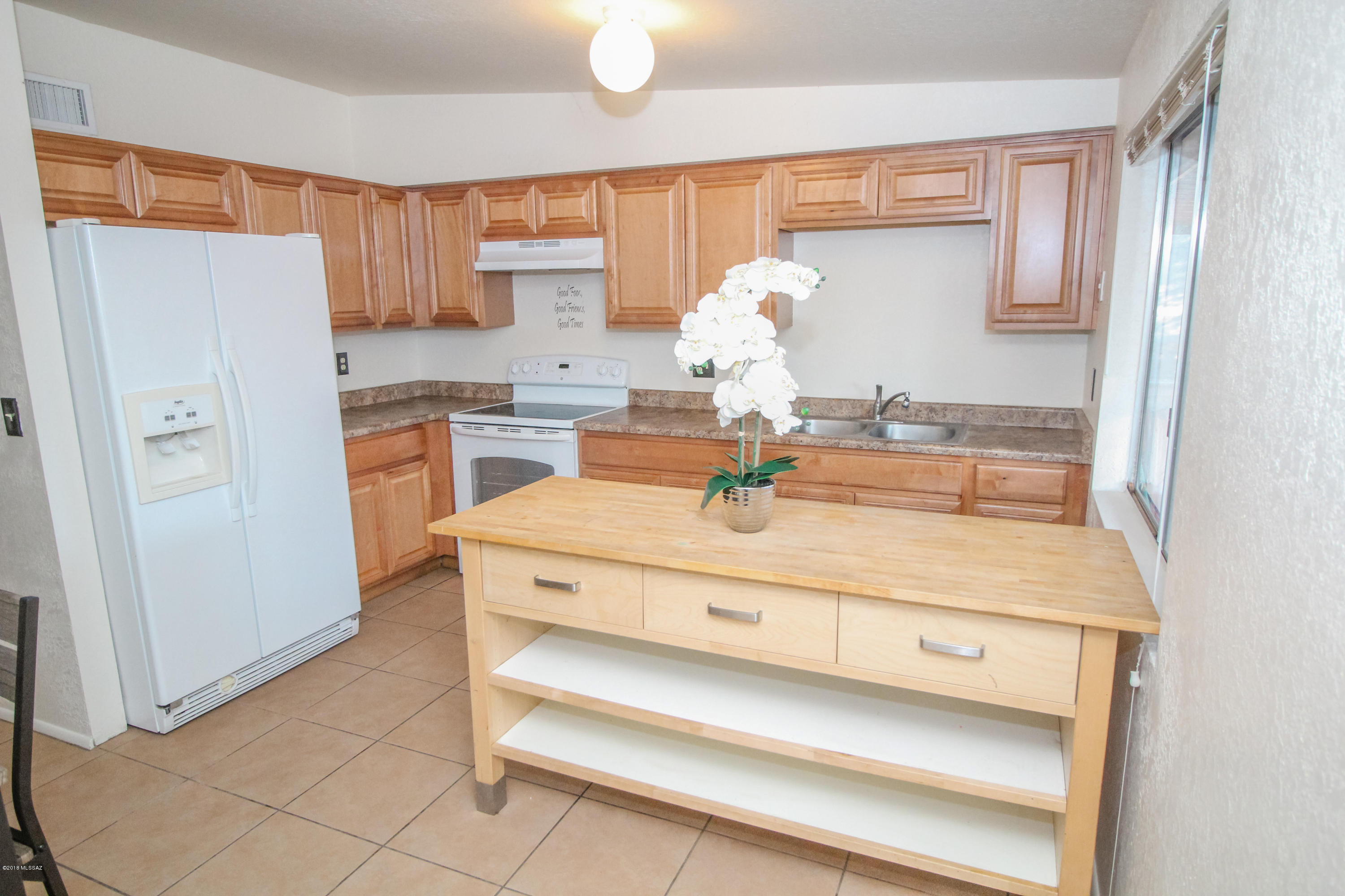 BEST LOWEST PRICE IN THE AREA! Lovely 3 bed 1 den 2 bath 1 story home in perfect convenient NW location. Updated, clean, great condition, move-in ready. Very spacious with open layout & lots of natural lighting. Fresh interior paint Nov 2018. New bathroom vanities Nov 2018. Newer HVAC 2015. Updated kitchen with newer cabinets & counter top 2014. All appliances stay. 2 separate living & family great room with cozy fireplace offers more space for your family's entertainment. Additional den is great for multiple purposes. Great size front, side & backyard with lots of shade from all the trees. Full length covered patio with mountain view. Attached 2 carport with extra storage room. NO HOA! RV parking available. Wonderful location at cul-de-sac, close to schools, parks, shoppings & restaurants Come check it out and make it yours today!