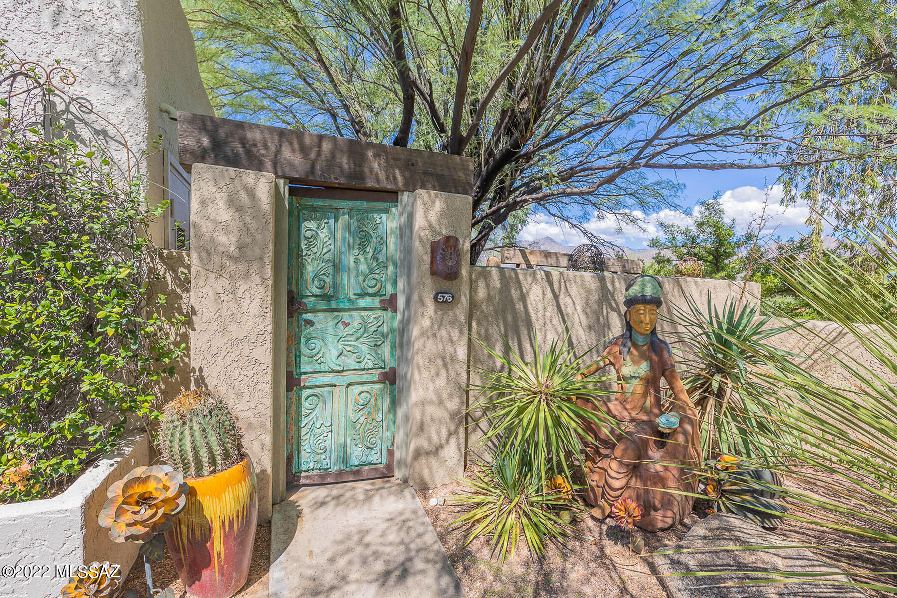 Beautiful Casita located in Canyon Ranch Wellness Resort just a minute walk to the spa.  The courtyard faces north capturing the Catalina Mountains. Enjoy relaxing days living in one of the most precious places on earth, the Tucson Sonoran Desert. This rare three bedroom Casita affords luxury living with all the amenities you'll ever need. You'll live your best and healthiest life here at the Ranch with all the support and quality staff happy to help you with whatever is next in your life journey. Whether you're just starting out with your health & wellness, or you're wanting to tune up your current plan, Canyon Ranch has it all. Please go to canyonranch.com and explore the expansive wellness opportunities Canyon Ranch offers--you'll be amazed!
