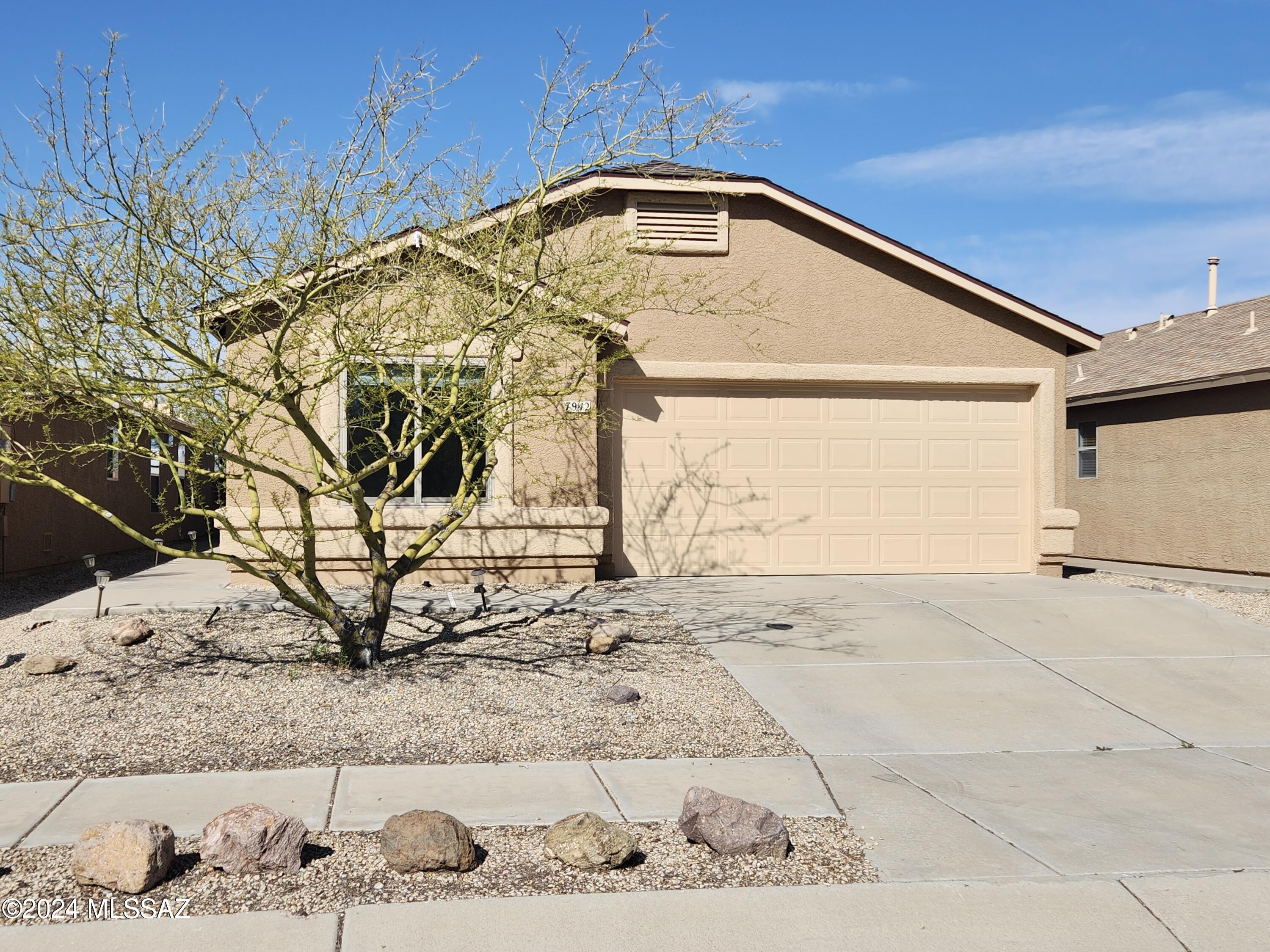 This gorgeous 3 bedroom, plus an office/den area home is located in desirable Vail School District. It features a split floor plan, new paint, new tile floors, a new water heater, and lots of natural light throughout. The open kitchen offers lots of cabinet space and includes appliances. Washer and dryer hookups only. In the back you will find the covered patio & the low maintenance back yard. Schedule a showing today! If pets are allowed and approved, there is a monthly pet fee ranging from $25 - $100 per pet, plus a one-time $150 non-refundable pet fee, per pet. The monthly fee is determined by PetScreening.com.

Our residents are automatically enrolled in our Resident Benefit Package. The cost of this program is $35 per month. For more information regarding this program, please go to www.bluefoxproperties.com to the For Residents tab on the banner and click on the Resident Benefit Package on the drop-down menu.

Every adult age 18 and over must complete an application. The application fee is $55 per adult. The application process includes credit, criminal, previous rental history, employment, and income verification. Residents are required to obtain and keep liability and renter's insurance in full force and effect during the full term of the lease agreement and any subsequent renewals. The coverage must include at minimum the following:

$20,000 renter's content coverage
$100,000 tenant liability insurance coverage
$10,000 renter's bodily injury coverage

Our residents may purchase their own policy as long as Landlord and Agent are listed as "additional insured". It is important to note that "additional insured" and "additional interest" are not the same thing. If the policy provider will not name Landlord and Agent as "additional insured", our residents will have to find an alternate provider that will. Our residents must provide a copy of the policy to Blue Fox Properties, LLC prior to lease signing and prior to signing any lease renewal. If the copy is not provided prior to lease signing, Tenant will automatically be enrolled in the insurance policy provided through Blue Fox Properties, LLC and charged accordingly. The cost of the Blue Fox policy is $20.

Our minimum rental requirements include the following:
1.The applicants' household verifiable gross monthly income must be 3 times the rental rate.
2.All our homes are offered as non-smoking. No smoking is allowed on the premises, inside or outside the home.
3.Reasonable credit which includes but is not limited to an average credit score of 580 for all applicants combined. If you are concerned about challenged credit, you may be able to address this concern by adding a cosigner or offering additional security deposit. Contact us for details.
4.If this property is located within the City of Tucson, housing vouchers will be considered.
5.Applicant to provide proof that debts to previous landlords have been satisfied. An eviction can be grounds for denial.
6.No felonies for the past 10 years related to property damage, illegal substance manufacturing or distribution, or assault. Other criminal activity may be grounds for denial.
7.All pets are subject to approval.
8.No bankruptcies that have not already been discharged.
9. All current or pending collection accounts owed to any utility companies must be paid in full, with no exception, and must provide a receipt from the collection agency or utility company stating the collection fee has been paid or settled.
10. You must fill out an application on www.bluefoxproperties.com. Applications submitted through any other site will not be accepted and Blue Fox will not be responsible for any refunds.

Blue Fox Properties is an Equal Opportunity Housing provider. We are also licensed REALTORS.