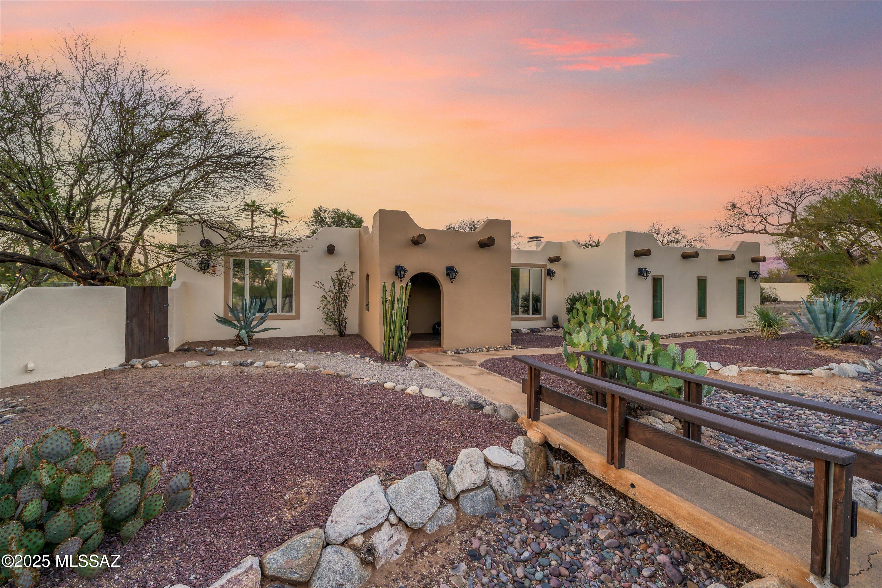 Nestled on nearly an acre in a quiet cul-de-sac, this upgraded home blends comfort and luxury. Owned solar keeps energy costs low, while the pool, spa, serene pond, and fruit trees create a private retreat.

Inside, the primary suite features a beehive fireplace, spa shower, and walk-in closet. A second fireplace warms the living room, complemented by cement floors and spacious guest rooms. The large covered patio and elegant outdoor lighting set the stage for relaxation or entertaining.

With a 2-car garage, ample parking, and no HOA, this move-in-ready gem is a must-see!