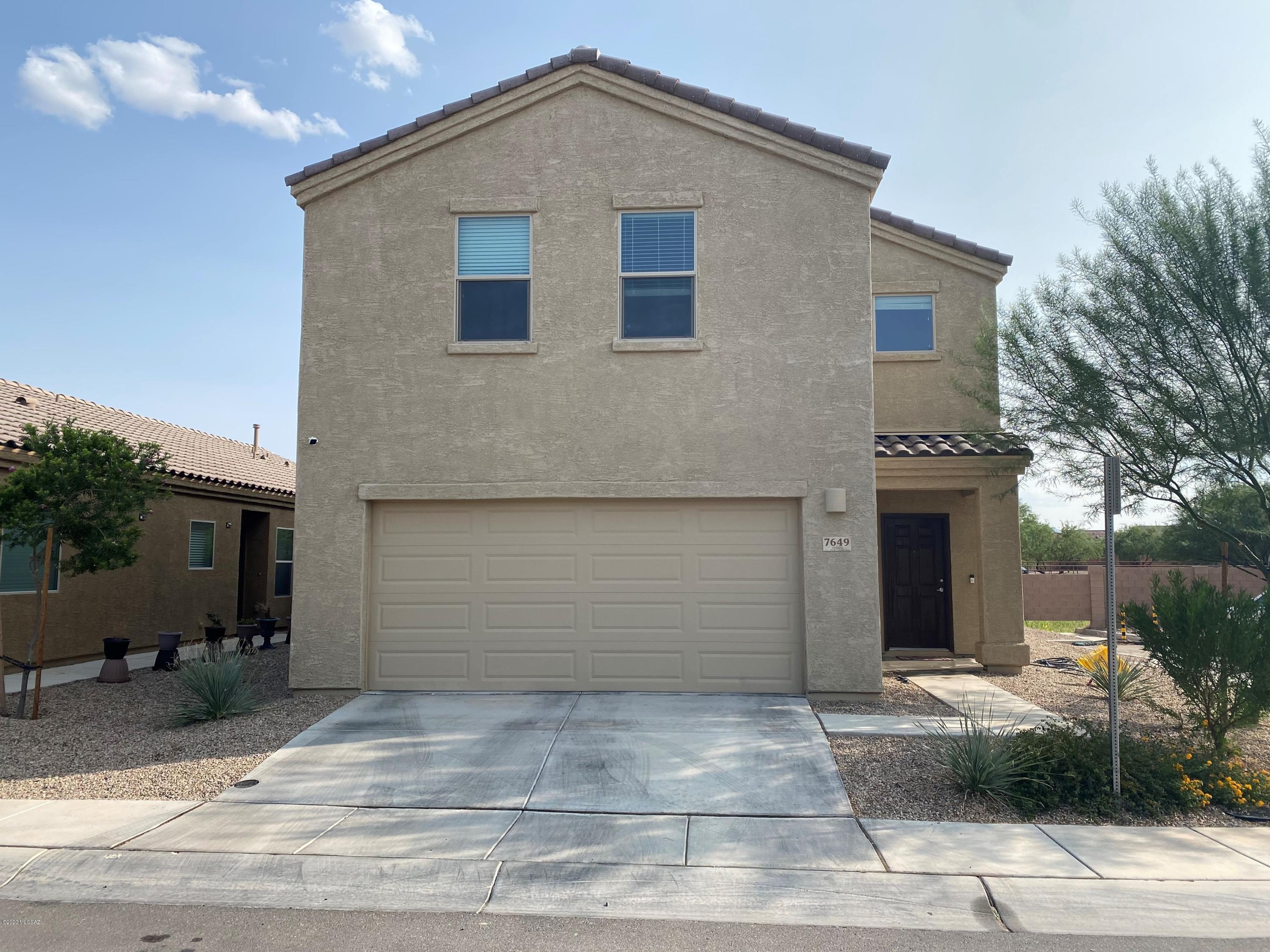 This home is an immaculate 2 story home on a corner lot.  Open living area and Large kitchen prefect for entertaining. Kitchen has lots of counter and cabinet space with an island and walk in pantry.  This home features tile flooring throughout with carpet in a few bedrooms. A spacious master suite, 3 more bedrooms, loft space, a second bath and laundry room upstairs are a must see.  Do not miss this opportunity to view this well-maintained home and making this home yours!