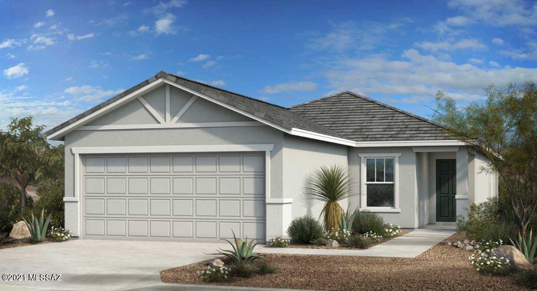 This one-story home features an open concept floor plan with access to a covered back patio. The spacious great room overlooks a modern kitchen with quartz countertops, white cabinets and Whirlpool® stainless steel appliances. This ENERGY STAR® certified home includes Generation Lighting LED fixtures and Moen® WaterSense® faucets and showerheads that may help reduce monthly utility bills.  Additional features include a private den.   Summer 2022