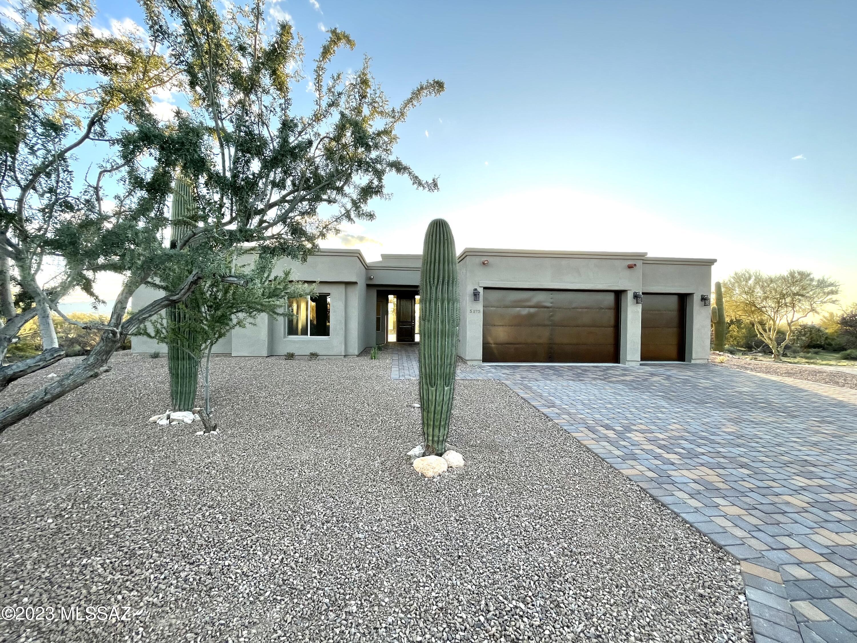 New move-in ready custom (built by Sombra Homes) 3 bedroom+ office/den/4th BR, 3 bath home on 1+ acre located in a small & private enclave, conveniently located to Twin Peaks/I-10. Enjoy magnificent sunset and mountain views from your elevated home site featuring an open floor plan with high ceilings and walls of windows. Double sliding doors open to a large, full width, covered patio overlooking a spacious walled yard ready for your pool & dream back yard! Huge kitchen with prep island, features quartz countertops, soft close cabinets with slide-outs, large breakfast bar with seeded glass pendants. Custom 2' X 4' Italian floor tile throughout . Beautiful primary suite with fantastic views & luxurious bath. Buy this home or build another on one of our other 3-(1+ acre) & 1-(2+ acre) lot Also features:
En suite guest bedroom
Prep for additional frig/freezer in laundry room
Prep for work bench area in garage
50 amp circuit in garage for car charger
Call for further info on this house or other lots 
Owner is licensed to sell real estate in Arizona