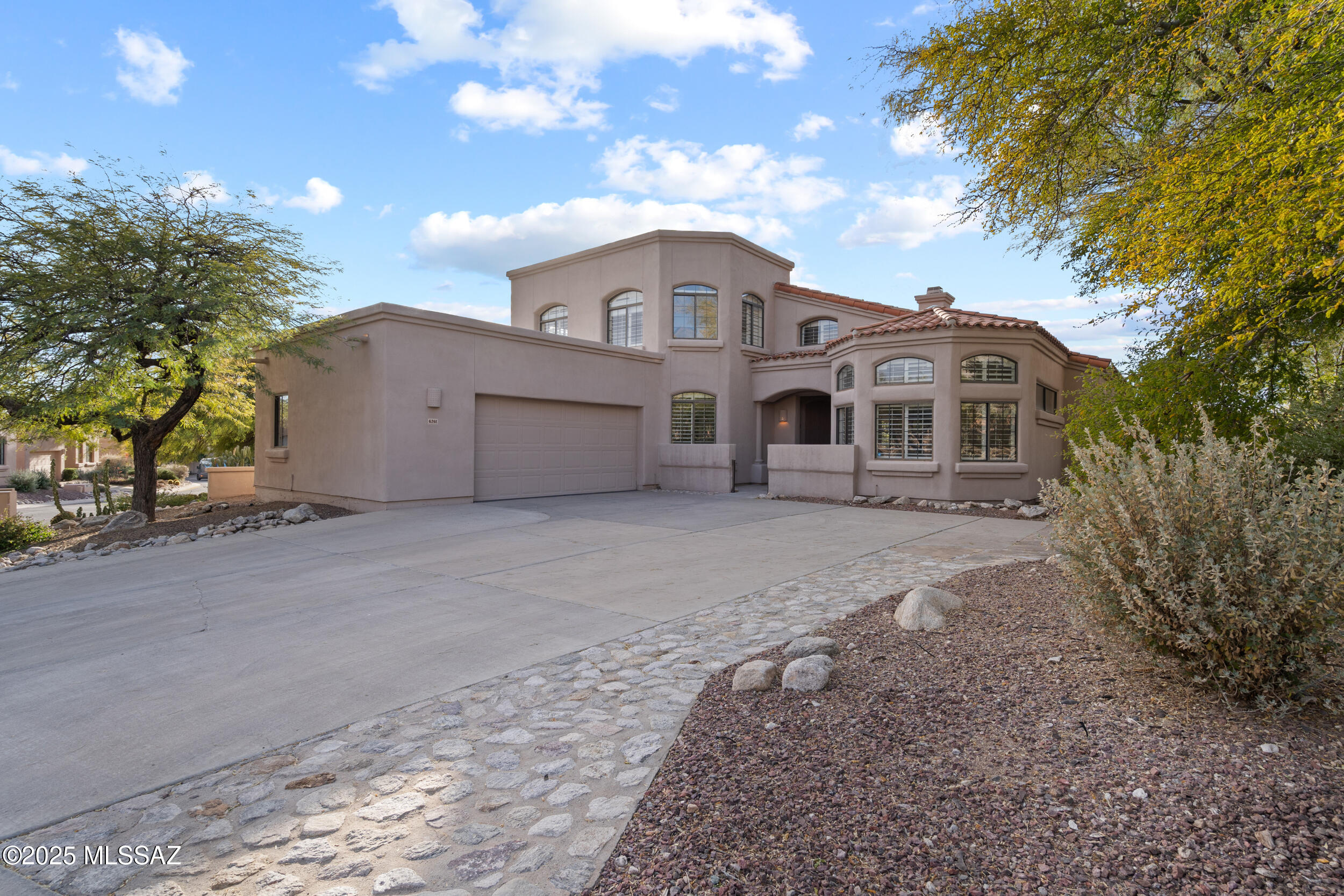 Stunning move-in-ready home in La Paloma! This 3-bedroom, 3-bathroom home with a
thoughtfully updated living space and a spacious loft is located on a private corner lot for added privacy and tranquility. Gourmet kitchen ready to entertain! Featuring striking granite countertops, custom cabinetry, and state-of-the-art appliances to include new Wolf double ovens, gas cooktop, wine fridge, and an oversized Sub-Zero refrigerator—a $60,000 investment in premium appliances. A stunning double-sided fireplace, large windows and soaring ceilings throughout flood the home with natural light, while the bonus flex-space in the laundry room offers endless possibilities for an office, gym, or craft room. Outside, enjoy breathtaking mountain views with a fireplace and outdoor kitchen. Sellers have invested nearly $200,000 in upgrades since purchasing, ensuring every detail has been meticulously addressed. The La Paloma HOA includes a guard gate, garbage collection, front yard maintenance, and road upkeep, adding convenience and peace of mind.