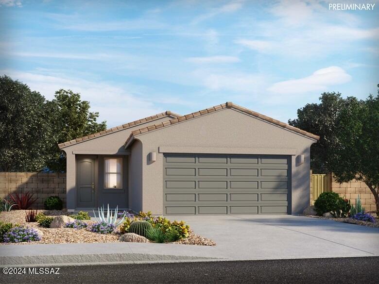Brand NEW energy-efficient home ready Oct 2024! Crisp Package. The Festival floorplan in Tucson, Arizona offers 4 bedrooms, 2 bathrooms, and a 2-car garage so you will have plenty of space for family and guests. The spacious island in the kitchen makes a great place to gather. Visit Valencia Crossing and explore new homes for sale in Tucson, AZ. This community offers close proximity to major employment centers including Davis-Monthan Airforce Base and Tucson International Airport. Residents will enjoy a community park and convenient access to The Loop Bike Trail. We also build each home with innovative, energy-efficient features that cut down on utility bills so you can afford to do more living.* Each of our homes is built with innovative, energy-efficient features.