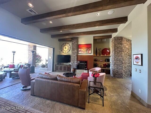 PERCHED ON THE SIDE OF YOUR ''OWN'' MTN IN CANYON PASS ON 5.6 ACRES! SURROUNDED BY SOARING SAGUAROS, HISTORIC ROCK OUTCROPPINGS...SONORAN DESERT IS BREATHAKING! CANDLIIEVER  PATIO W/VANISHING GLASS DRS CREATE A  SEAMLESS TRANSITION TO OUTDOOR LIVING...WONDERFUL BAR- SEATING, WINE COOLER, TV PERFECT FOR ENTERTAINING WHILE ENJOYING THE SOOTHING WATER FEATURE- COMBINES WATER & FIRE! THE ''BEST VIEW'' IN THE CANYON! SUNSETS, CITY LIGHTS HORIZON/ MTN RANGES ARE YOURS FOREVER! CONTEMPORARY DESIGN W/TWIST OF SW! ORGANIC /NATURAL STONE FLRS/ACCENTS, UPDATED KIT-CTRS/APPLIC, TRUE GREAT RM- ACCENT SHELVING & BUILT IN MEDIA CENTER, GARAGE- HEATED/COOLED, BUILT IN BBQ, BUBBLING SPA, 2 GUEST WINGS, CALIF CLOSETS THRU OUT! INCREDIBLE HOME! FURNISHINGS ARE AVAILABLE FOR SALE* JUST BRING YOUR SUITCASE!