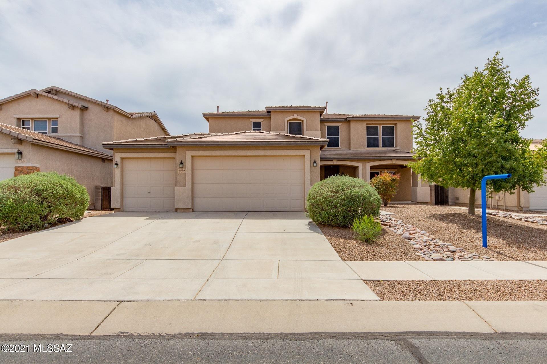 This is a must see home with features galore! It has a great room floor plan, that has warm open spaces for everyone. The kitchen features spacious countertops and stainless steel appliances including an island and eat in area. The first floor living room offers a den and formal areas The second floor opens to a large loft with endless possibilities. The master bedroom is spacious and boasts a huge walk in closet and spa like bath, patio with views. Three additional bedrooms and a bath on this floor. Backyard is complete with outside kitchen and peaceful sitting areas. This home is ready for you.