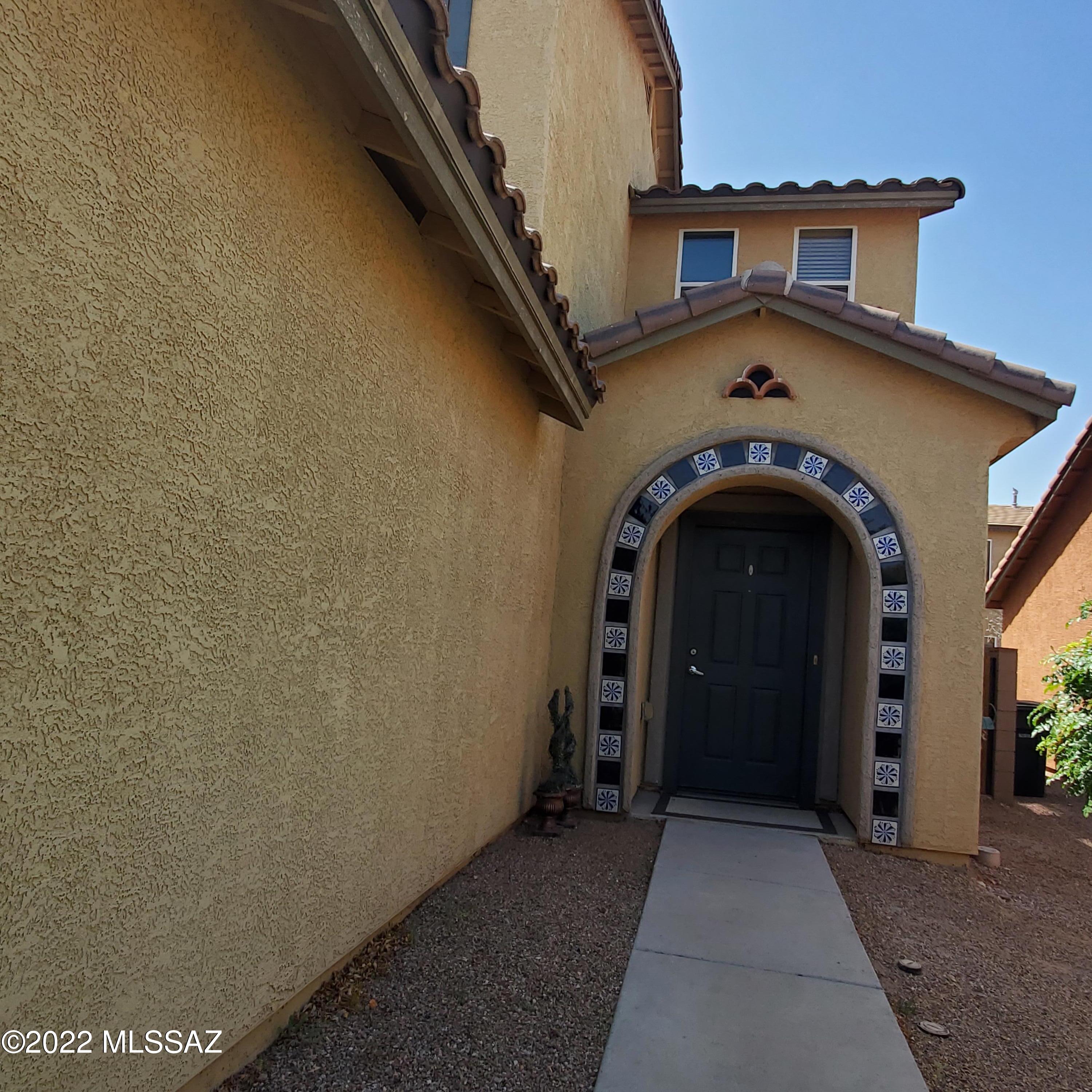 This is  the Original Owner of the house picked many upgrades when the home was built including Large Ceramic tile, Gas Cooktop Breakfast Bar upgraded Kitchen Cabinets, Double oven, Wood shutters and more.
Large oversized windows, nice Foyer at entry and this home faces North/South and had a custom rear covered finished porch with rope lighting.  Two car garage 20' long, Tile Roof, Spanish style home, ADT wireless system stays Home has been scheduled for Professional cleaning including carpets and windows