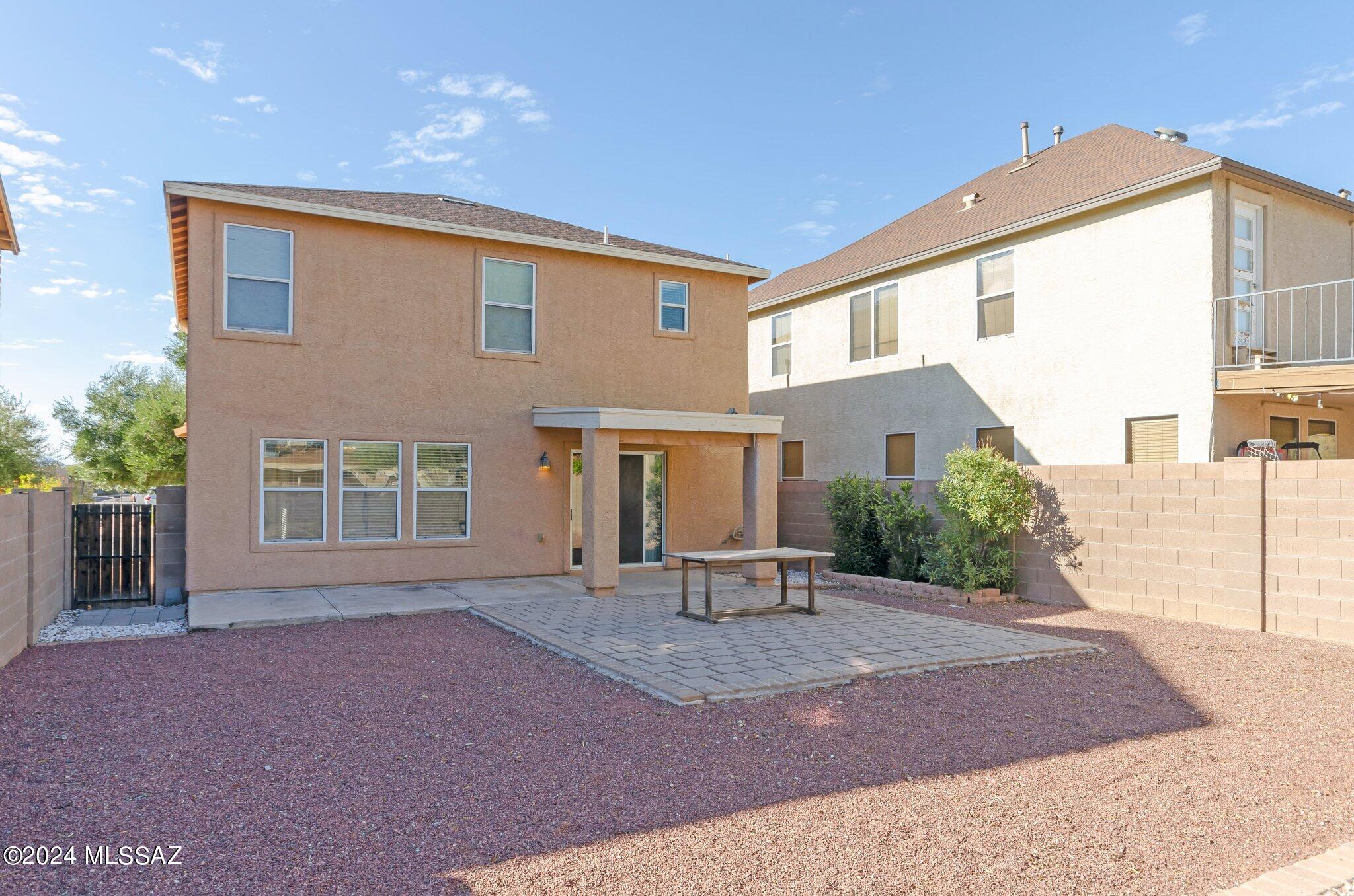 Beautiful, two-story home and sought after  Mariposa Trail community. Symptoms Full interior paint with designer colors. Three bedrooms and 2 1/2 baths, mahogany like tile in the downstairs updated kitchen. Yeah yeah I'm here what was that? I didn't miss that one.