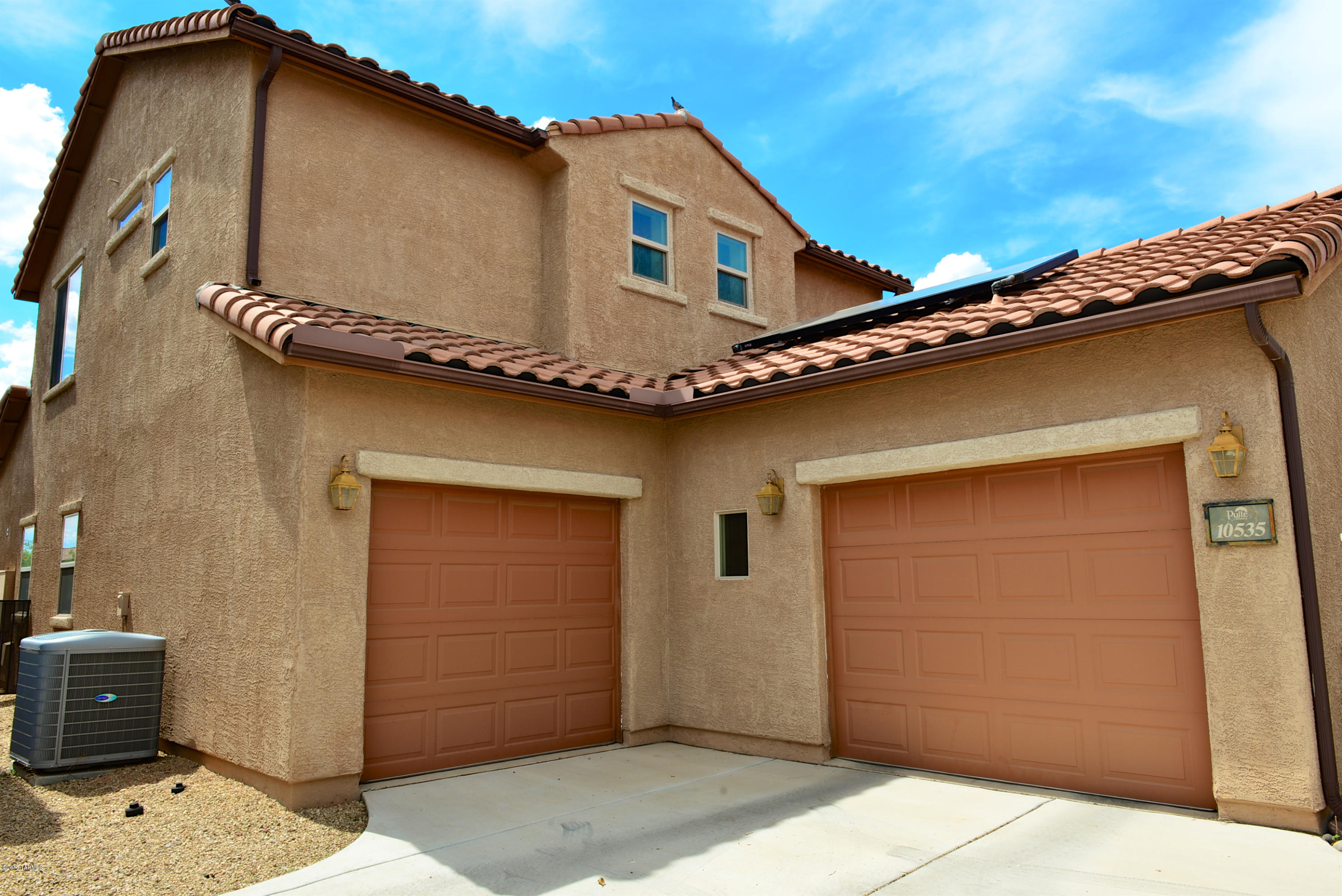 Seller shall entertain and/or counter offers between $195,000 - $210,000. Don't miss your opportunity for this move-in ready Pulte home in desirable Sierra Morado Neighborhood looking out to peaceful open desert space! This open concept floor plan offers 3 Bedrooms, 2 baths with 1,870 sqft. Spacious Family Room with plantation shutters flows into the bright Kitchen featuring Maple cabinets, large island  and S/S appliances. Enjoy breakfast in the breakfast nook with access to the quiet, private patio. Bonus Room/Den is perfect for office or play area. Close to I-10 and within easy walking distance to walking/biking trails, large community pool, basketball & volleyball courts, picnic ramadas, and playground.