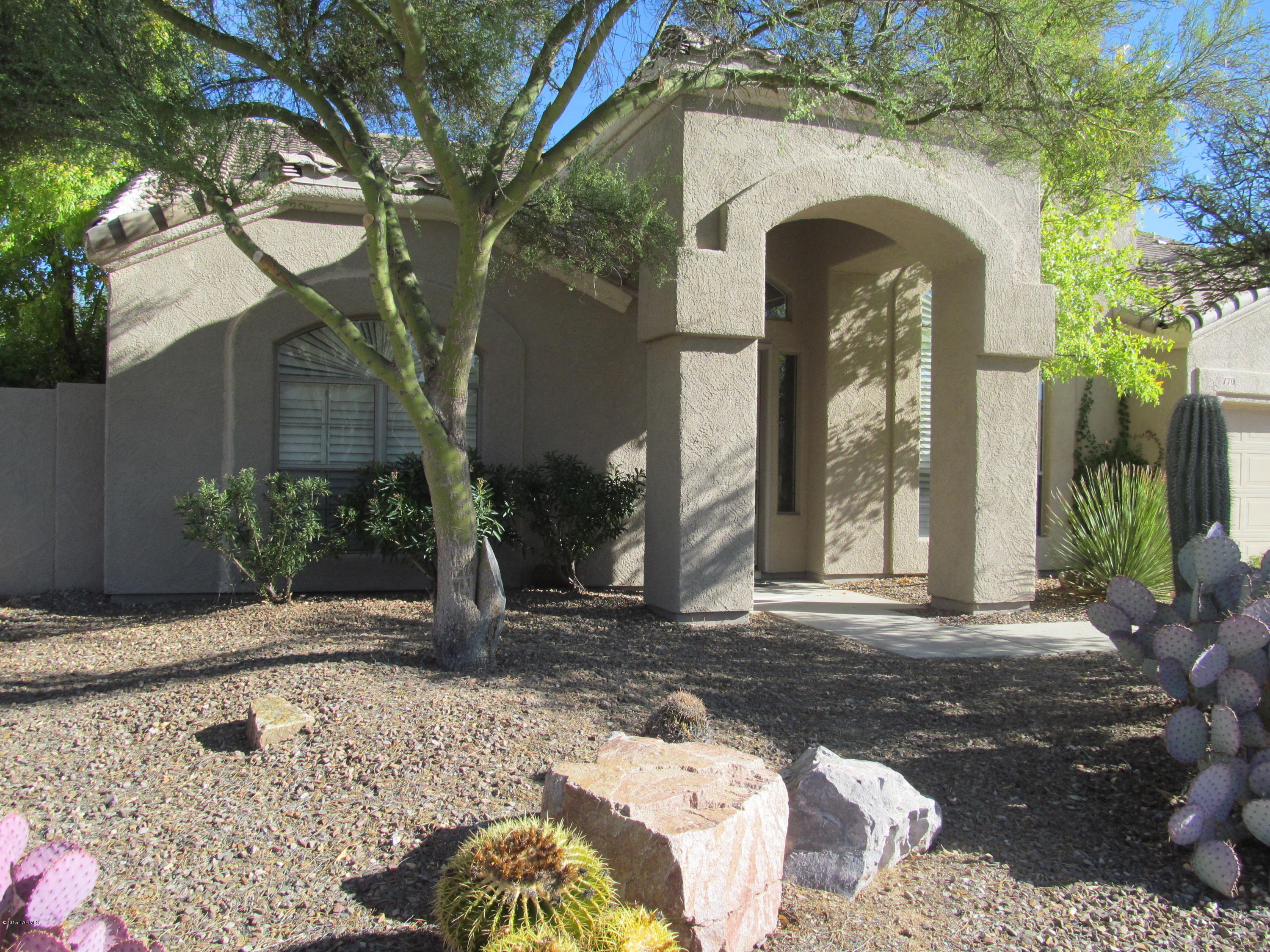 Built in 1999, Located in Rancho Vistoso this beautiful spacious home features many upgrades galore with Formal Living and Dining Room, Family room that entertains with wet bar, fireplace, Family room opens up to kitchen with Travertine counter tops, Maple cabinets, Appliances include Refrigerator, Stove, Microwave, Dishwasher. Laundry room with Washer and Dryer, Ceramic tile throughout and carpeted living areas, split bedroom floorplan, 4th bedroom off Formal Living room has double doors could also be used as Den/Office, covered patio, landscaped yard with Flagstone sitting area, Mountain views, 3 car garage. Pets subject to approval.***RENTAL RATES REFLECT A $65 CONCESSION FOR TENANT'S AGREEMENT TO CHANGE HVAC FILTERS MONTHLY. RENTAL RATES ARE $65/MO HIGHER THAN STATED W/O CONCESSION***