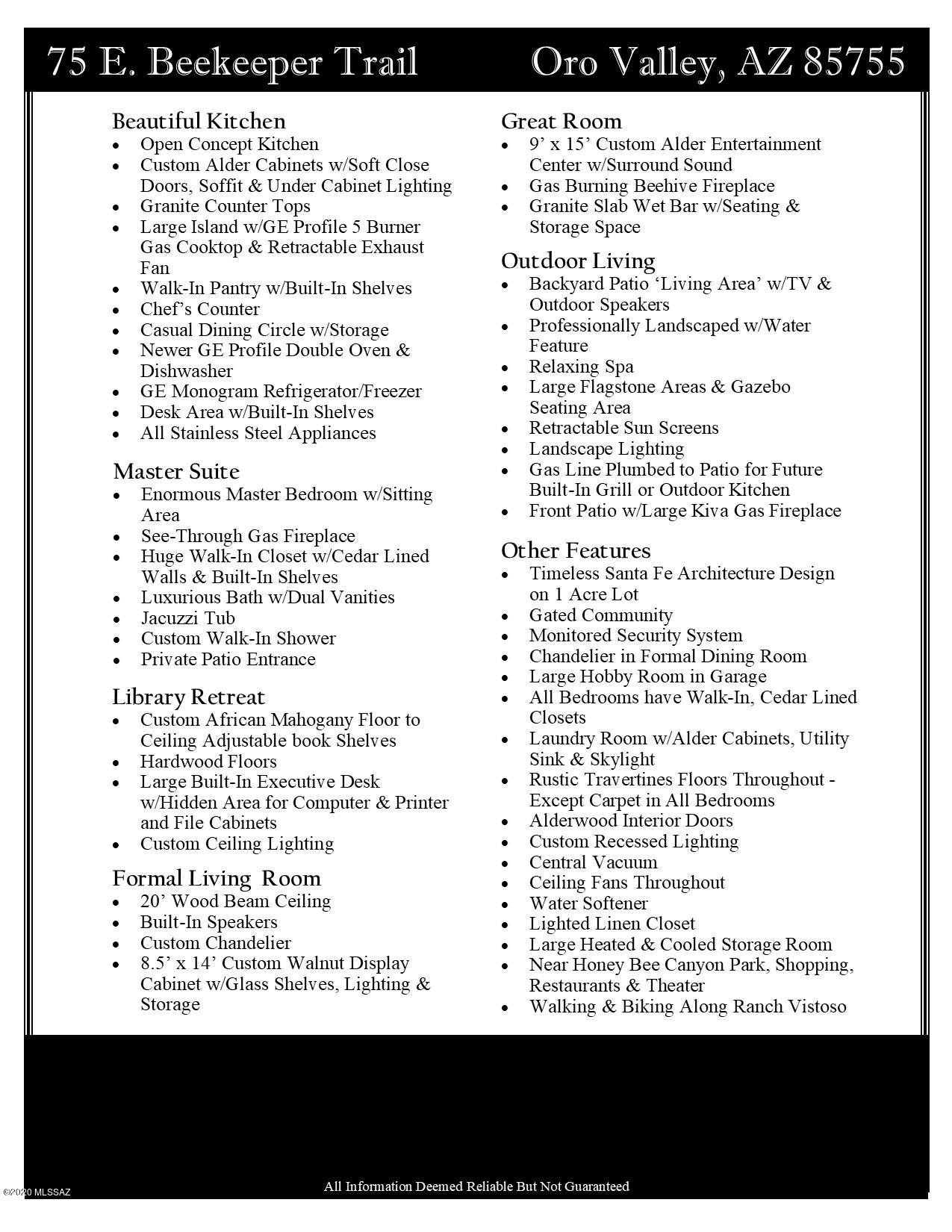 Honey Bee Canyon Estates - Residential