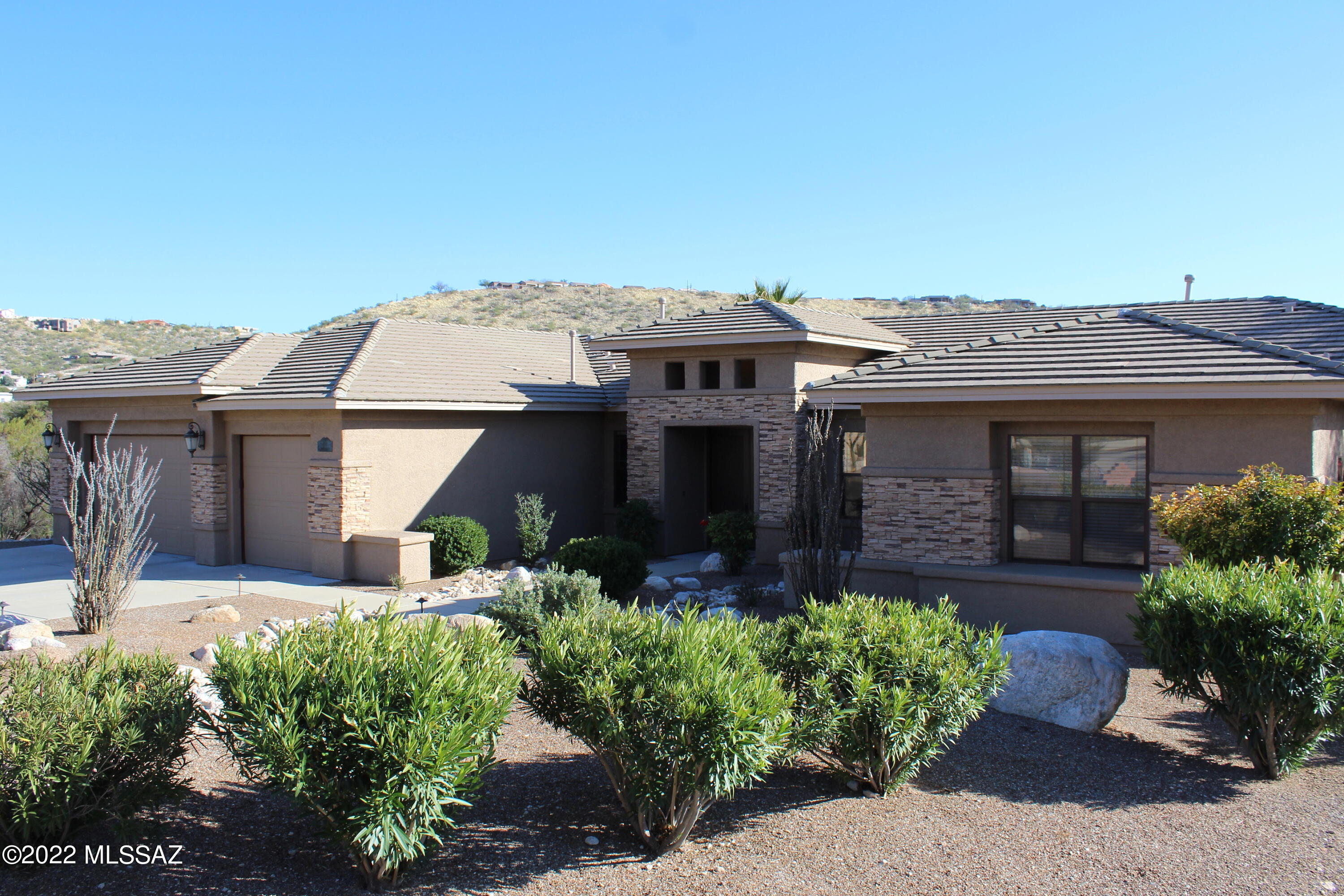 Fabulous Foothills home, meticulously maintained by original owner! Large lot on secluded cul-de-sac. Views of Catalina Mountains, Sabino Valley, and city lights. District 16 schools. Wonderful backyard oasis w/ pool, spa, putting green, huge covered patio, custom landscaping, and large flat play area. Two complete HVAC systems, all kitchen appliances, all major pool equipment, water softener and all irrigation lines were replaced in the last 4 years. Home's exterior painted last year. Split floor plan. Master spa-like bathroom looks right out of a magazine! 2nd large bedroom with remodeled en suite bathroom. Fourth bedroom could be a 2nd office &/or exercise room. Oversized, completely finished 3-car garage with huge overhead storage. Much more. Don't let this one slip away! Owner/agent.