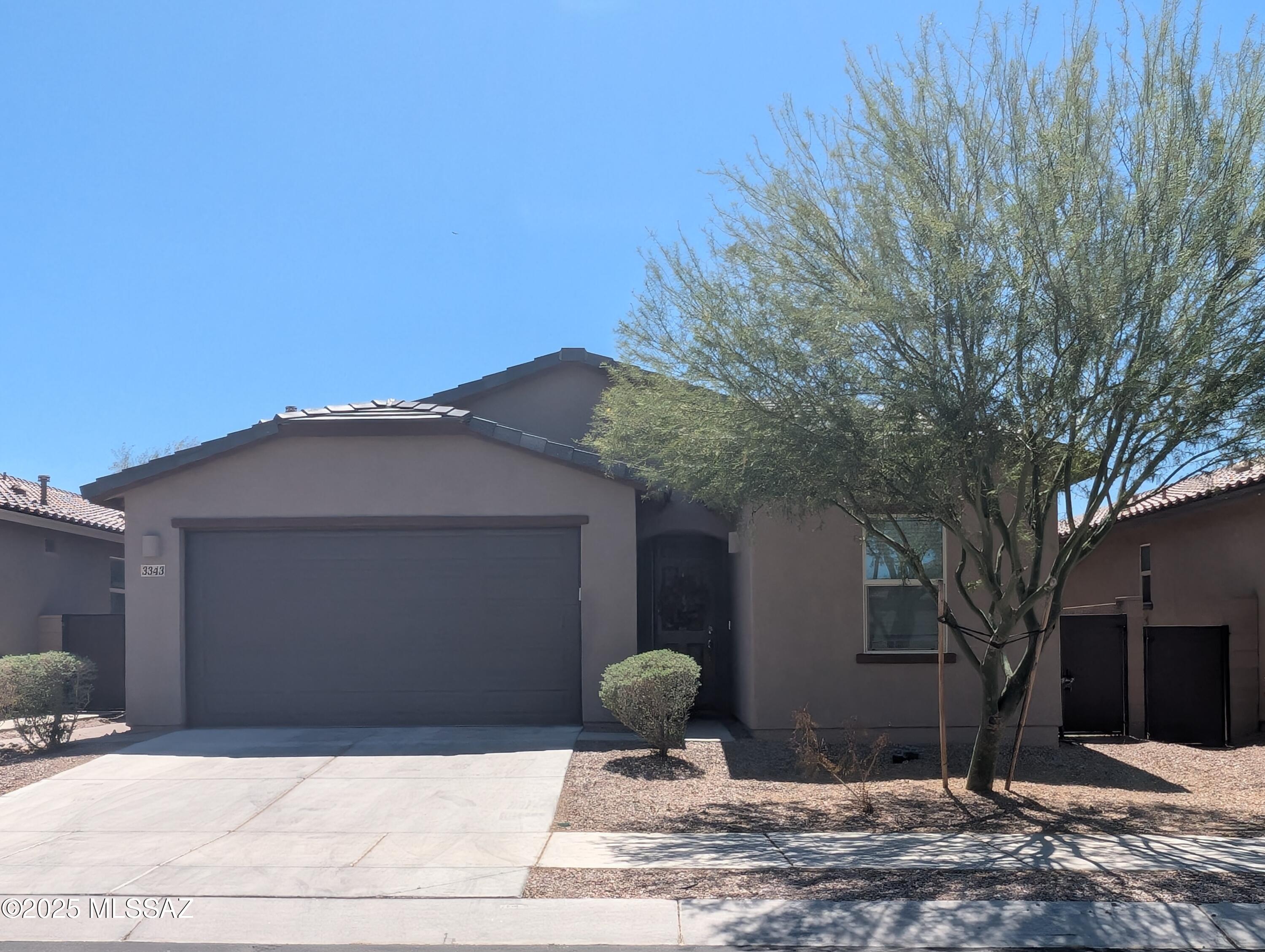 Come take a look at this beautifully maintained 4bd, 3bth home in the Mountain Vista Ridge neighborhood.  Step into this open floor plan great for entertaining.  Kitchen consists of granite counter tops with stainless steel appliances and breakfast bar  Tile though out the great room and dining area.  Extra large bedroom could be used as a den, office or hobby room.  Primary bedroom feels like a suite when you walk through the double doors into your bathroom with double sinks and tile shower with bench.  Walk in closet with plenty of space.  Enjoy your mornings with coffee or relax in the afternoon in your private backyard underneath your gazebo or covered back patio.  Huge shed for extra storage.  Putting green.  New window shades for extra protection in the hot summers.