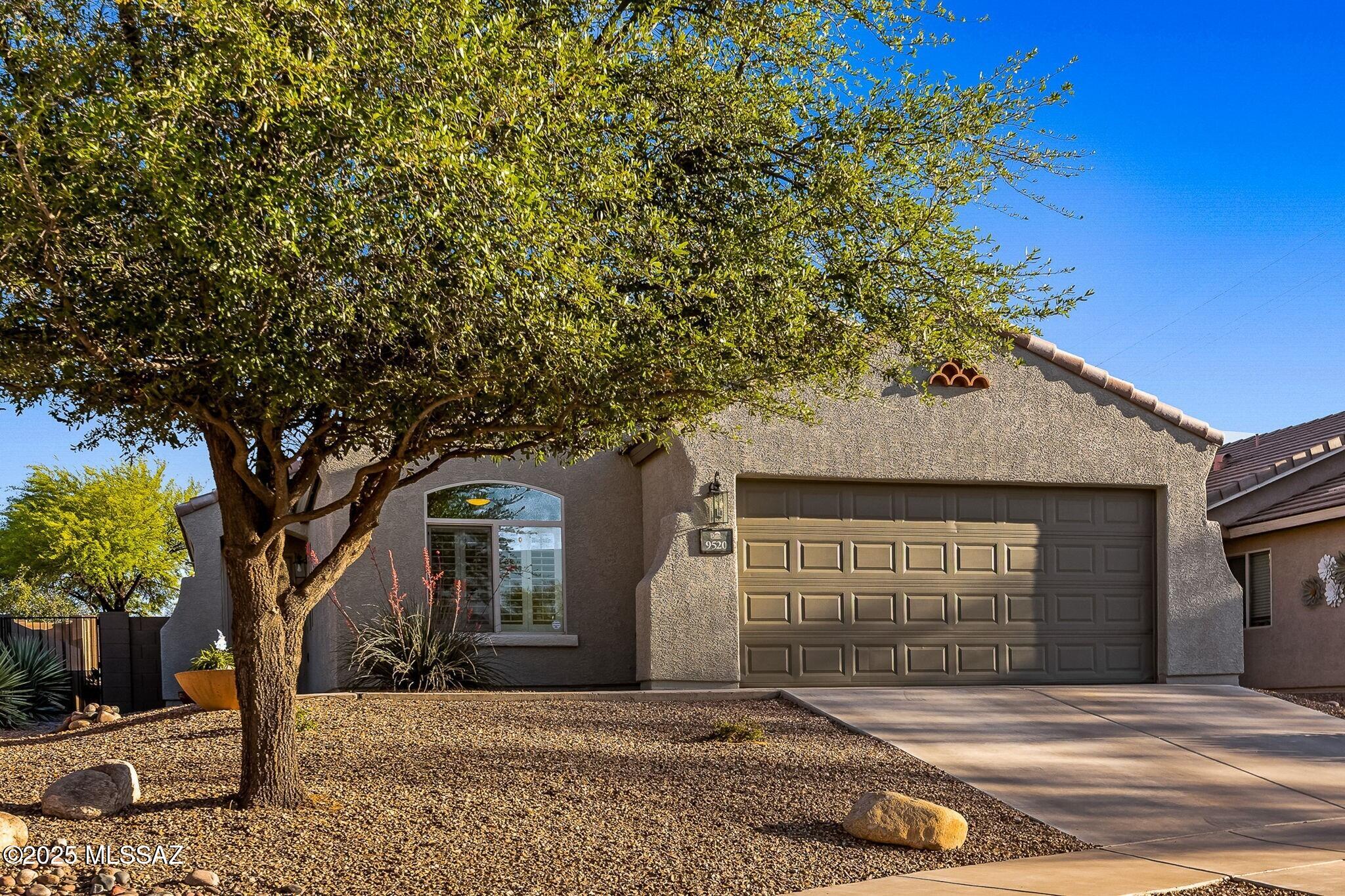 Fantastic Eastside Gem on a Cul-de-Sac Lot! 

Fantastic Eastside Home on a Quiet Cul-de-Sac! Tucked away in a desirable Eastside neighborhood, this move-in-ready home offers comfort, style, and functionality in one inviting package. Step inside to high ceilings, abundant natural light, Plantation shutters, and stylish tile flooring that set the tone for open, easy living. A thoughtful split floor plan enhances privacy, while the bright kitchen features a charming bay-window breakfast nook and a convenient pass-through to the living area ideal for both everyday living and entertaining. The spacious owner's suite is a private retreat with dual sinks, a walk-in shower, a generous closet and linen closet. Outdoor living shines here with a covered patio, putting-green turf, and raised garden garden beds. A bricked patio space invites grilling and al fresco dining with beautiful Catalina Mountain views as your backdrop. A durable tile roof, and quality finishes throughout bring timeless appeal. This exceptional home is ready to welcome you. Don't miss your chance to make it yours!