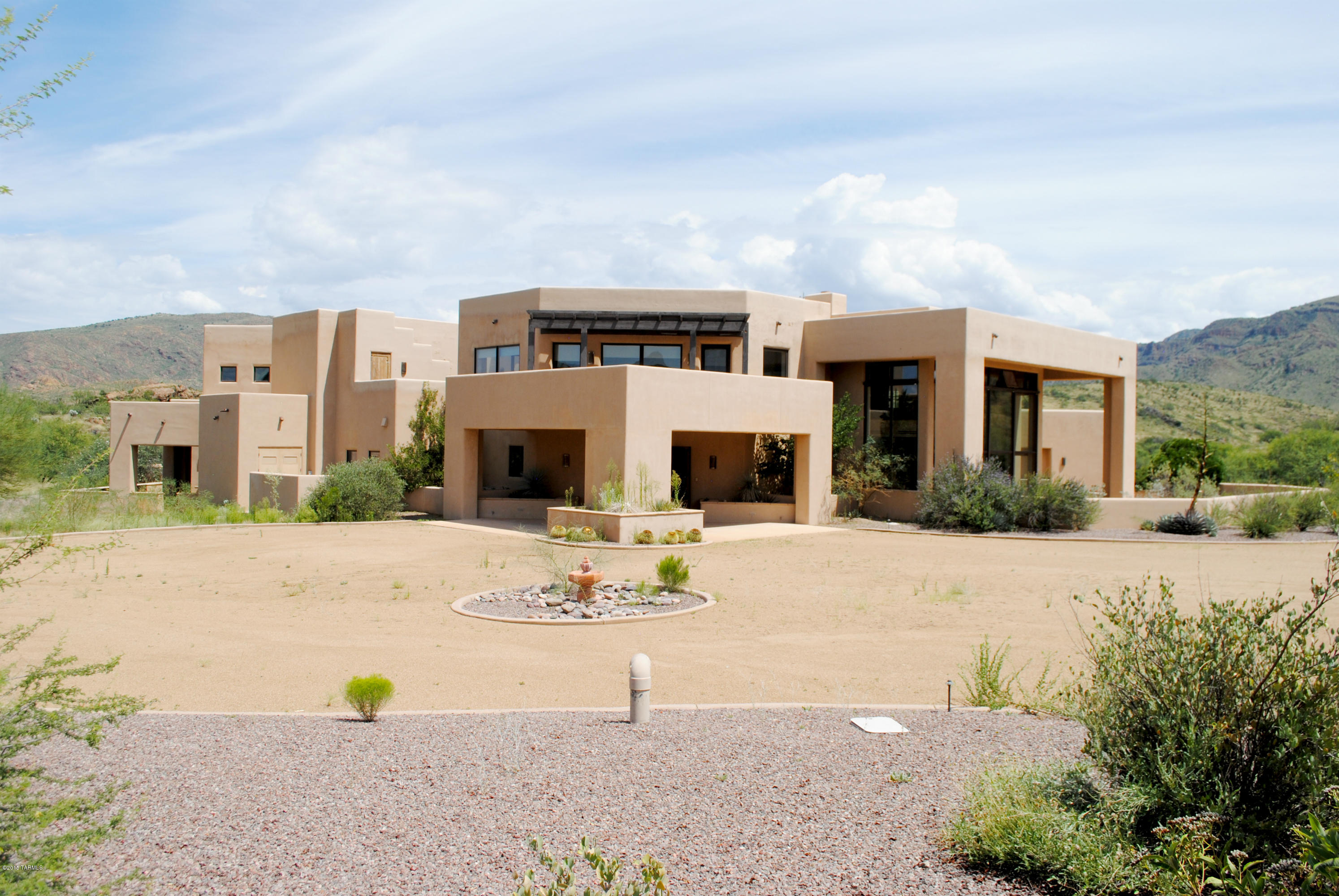 This executive residence is located on the Morning Star Ranch. The setting is exquisic and affords more than 73 acres of very special vistas overlooking a number of canyons. Some of the features include; spacious living centers while maximizing the use of space, a home theater, the Smart System controls the home, a kitchen fit for a Queen and King, a large endless swimming pool and a spa with the views that you have earned! Two or three of the current rooms could be converted bedrooms.
