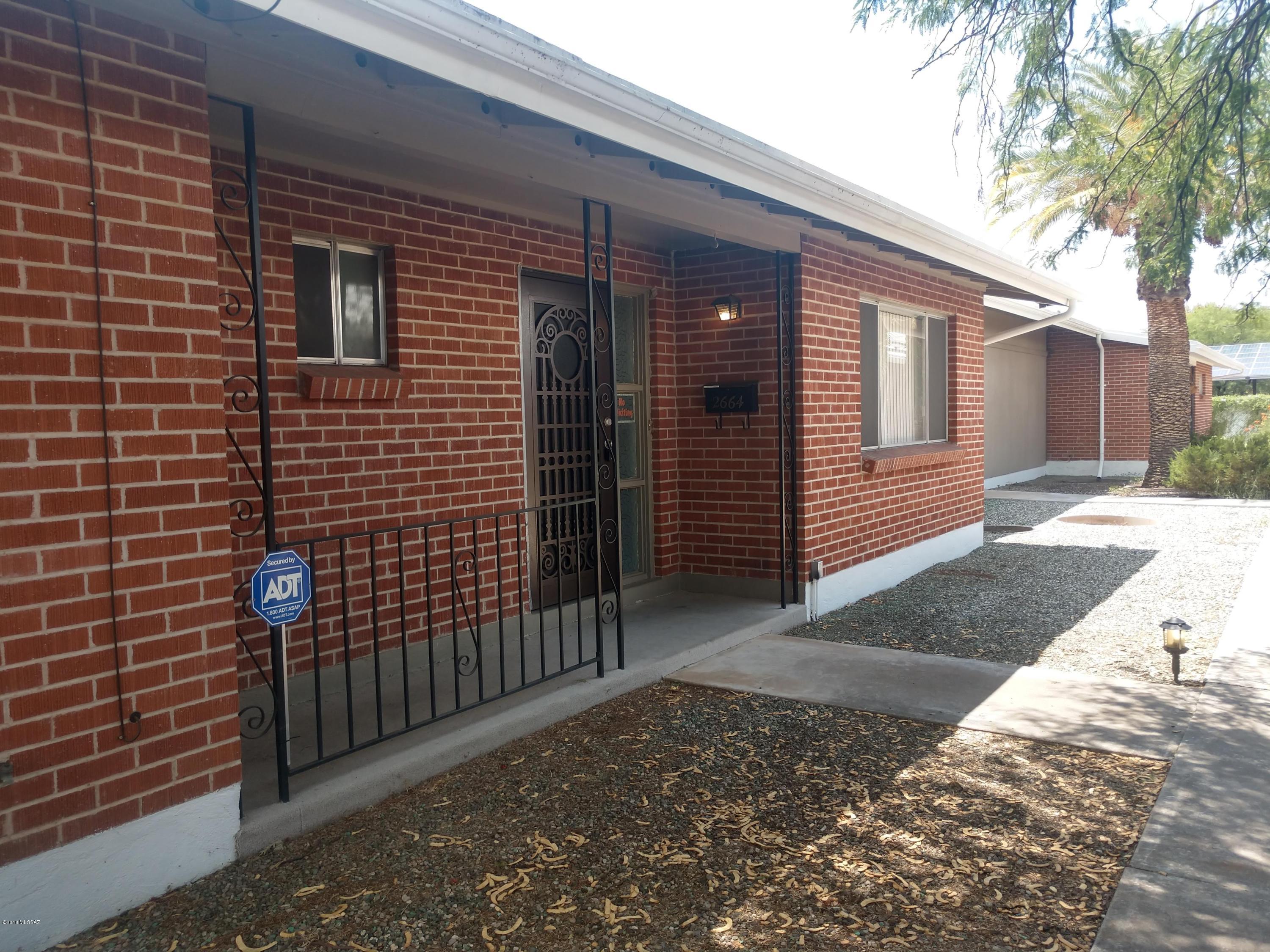 East side gem. 2 bed 2 bath 2 car garage home. Tile throughout carpet only in the bedrooms, updated baths, Fans in the bedrooms, Private yard for entertaining,  great size storage area, close to shops, restaurants and More. Call today 520-331-1194 for your viewing one dog allowed. pet Deposit separate