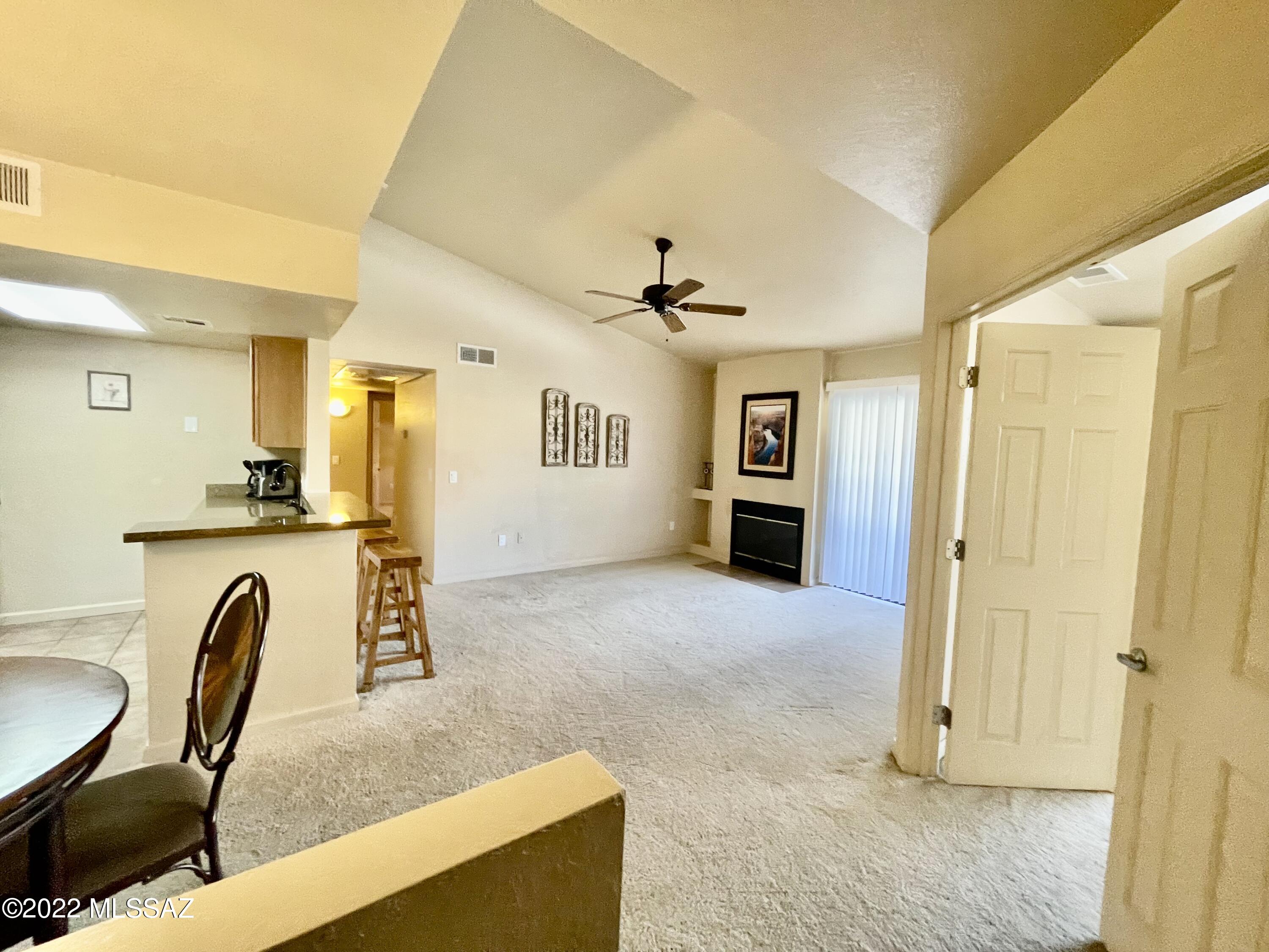 3 bedroom 2 bath condo in desired Moonrise at Starr Pass Condominiums. Unit is turnkey ready with stainless steel appliances, and new air conditioning unit installed 2021. Unit is located in the rear of complex with covered parking steps away from the unit. Condominium amenities include clubhouse, pool, recreation room, spa/hot tub and tennis courts.