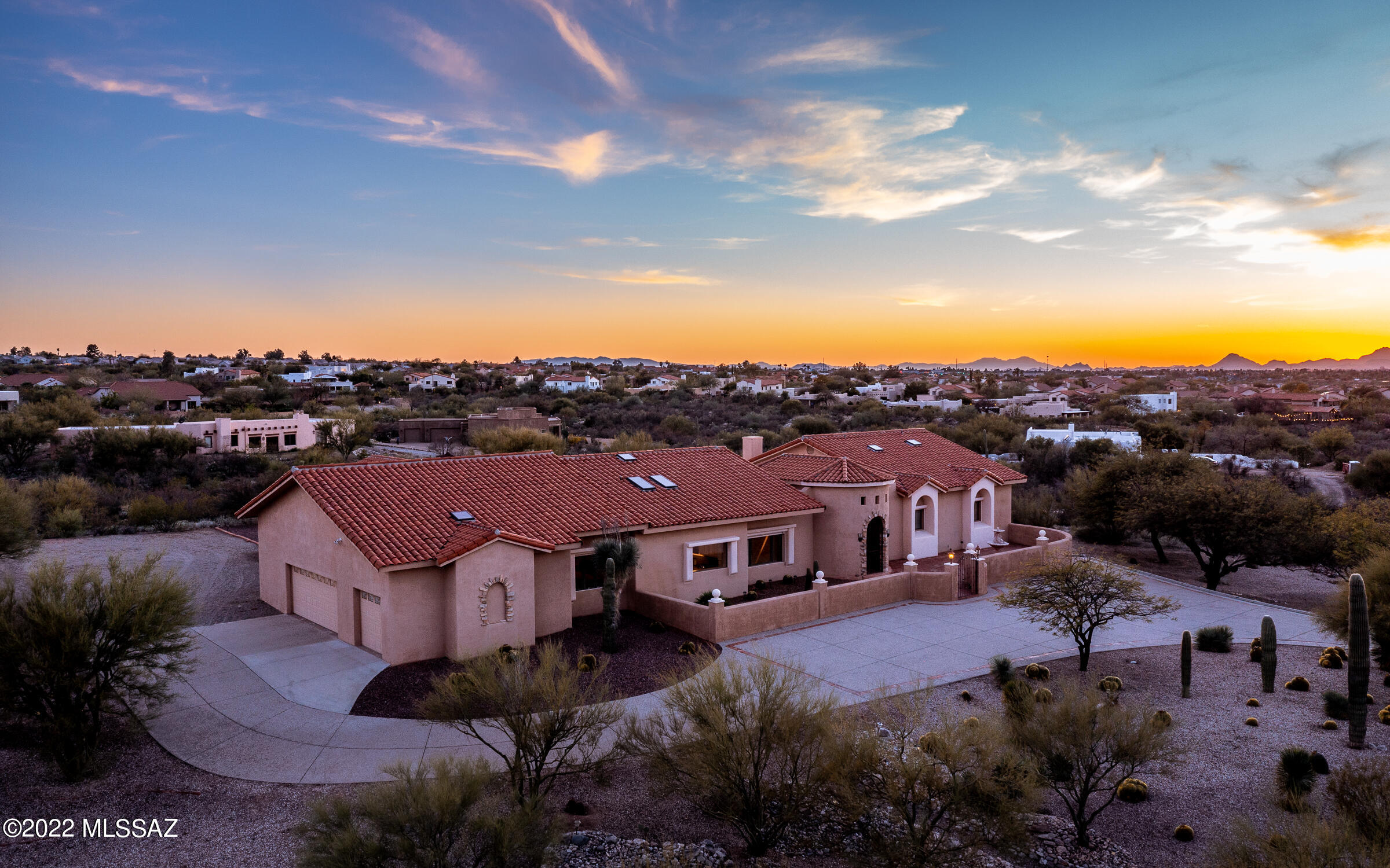 Beautiful custom built home on 3.31 acres, with so many extra features!! Space for everyone in this 4474sqft home. Travertine tile throughout. Home offers venetian plaster, columns, extra large game room, great room, library, & office.  Plenty of space to add 4th bdrm in the game room/bonus room. Gourmet Chef's kitchen with two islands, breakfast bar, and a very large butler's pantry with prep sink. Home is loaded with storage inside, as well as, an additional workshop/storage area off the 3 car garage. Enjoy the outdoors from any of the patios around the home, the enclosed atrium, or the gazebo. Rolling shutters for privacy, heat and security. This special property won't last long!! Listing agent related to seller.