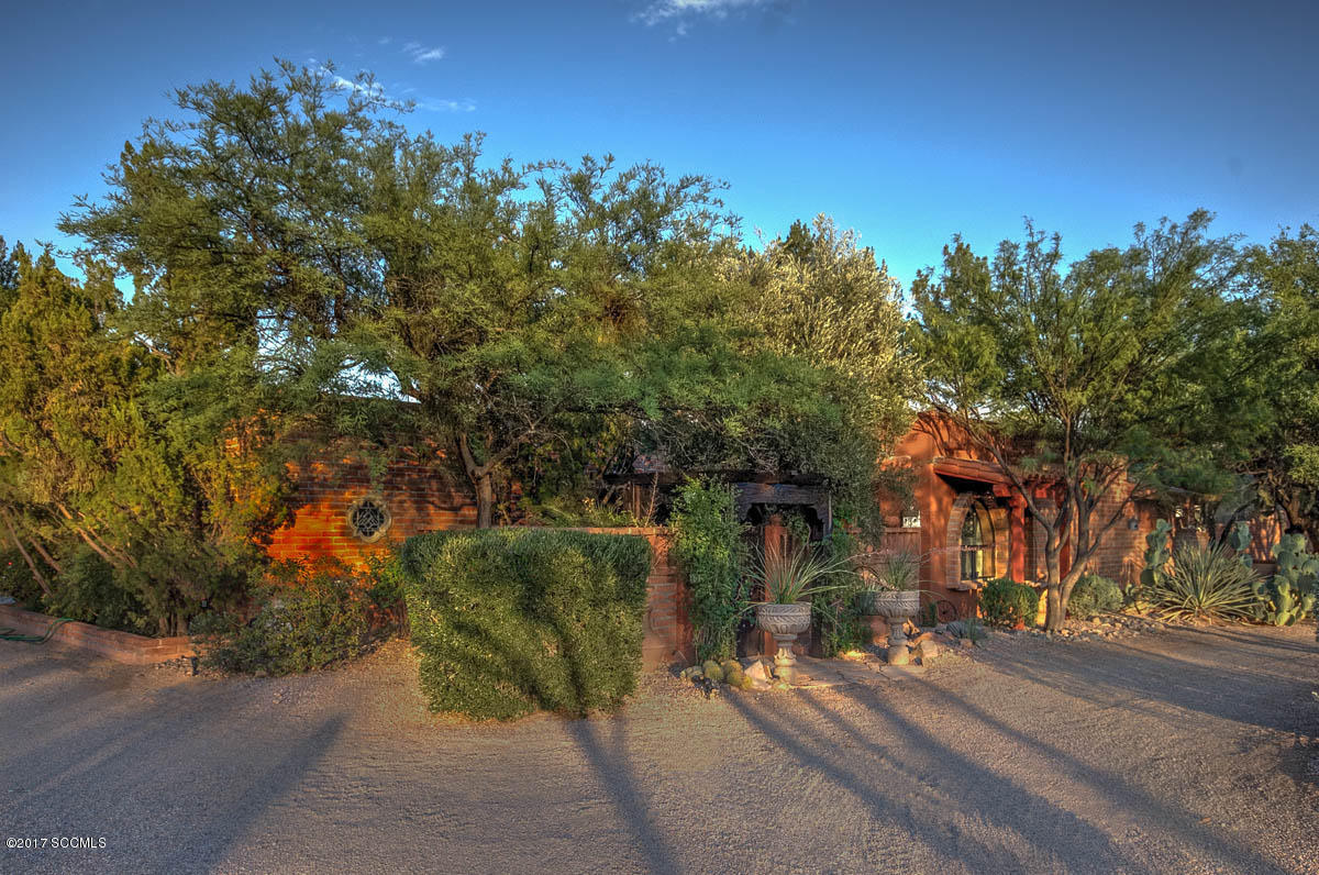 A beautifully finished home in Tubac Valley Country Club Estates on .56 acres with a pool,spa,and inviting grounds. This three bedroom home has extraordinary interior detail with exposed brick walls,ornate wooden columns,and exposed beams. The east facing back patio is the place to relax,take a dip,and enjoy AZ outdoor living at its finest. Close to the Tubac Golf Resort and the town of Tubac. Great house in a great location!