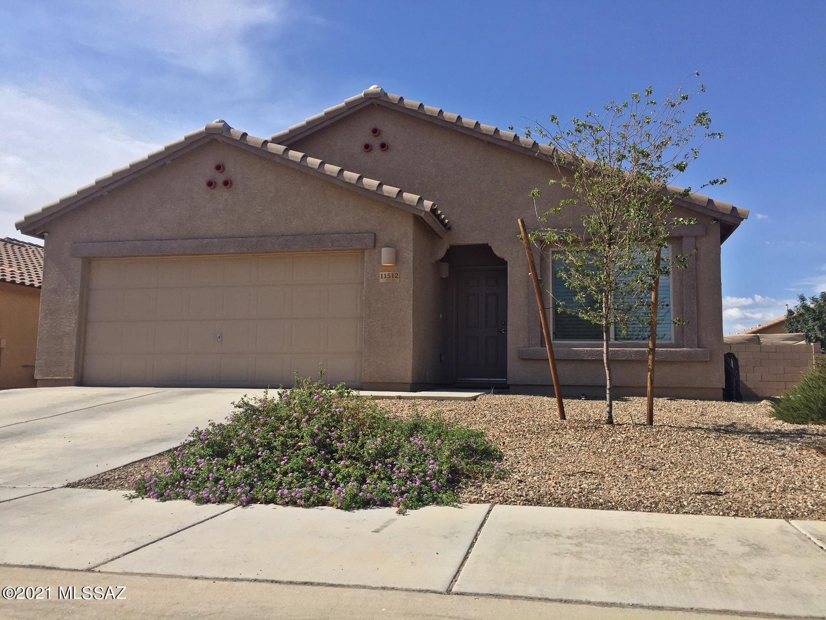 Tastefully done and ready for move in. Popular three bedroom floor plan in desirable San Lucas neighborhood. Formal living/dining room is flexible and can be used as a game room. The kitchen has all the upgrades you could ask for, including granite counters, 42 inch uppers, and stainless steel appliances. At time of build owner deleted the pony wall separating the eat-in dining area from the family room to open up the floorplan and allow for more flow. Spacious family room is right off of the kitchen for convenient entertaining. Large master and master closet. Nook in hallway is perfect for pet cages or small office desk. The back yard is professionally done and ready for your relaxation. Whole home water filtration system, softener, and reverse osmosis.