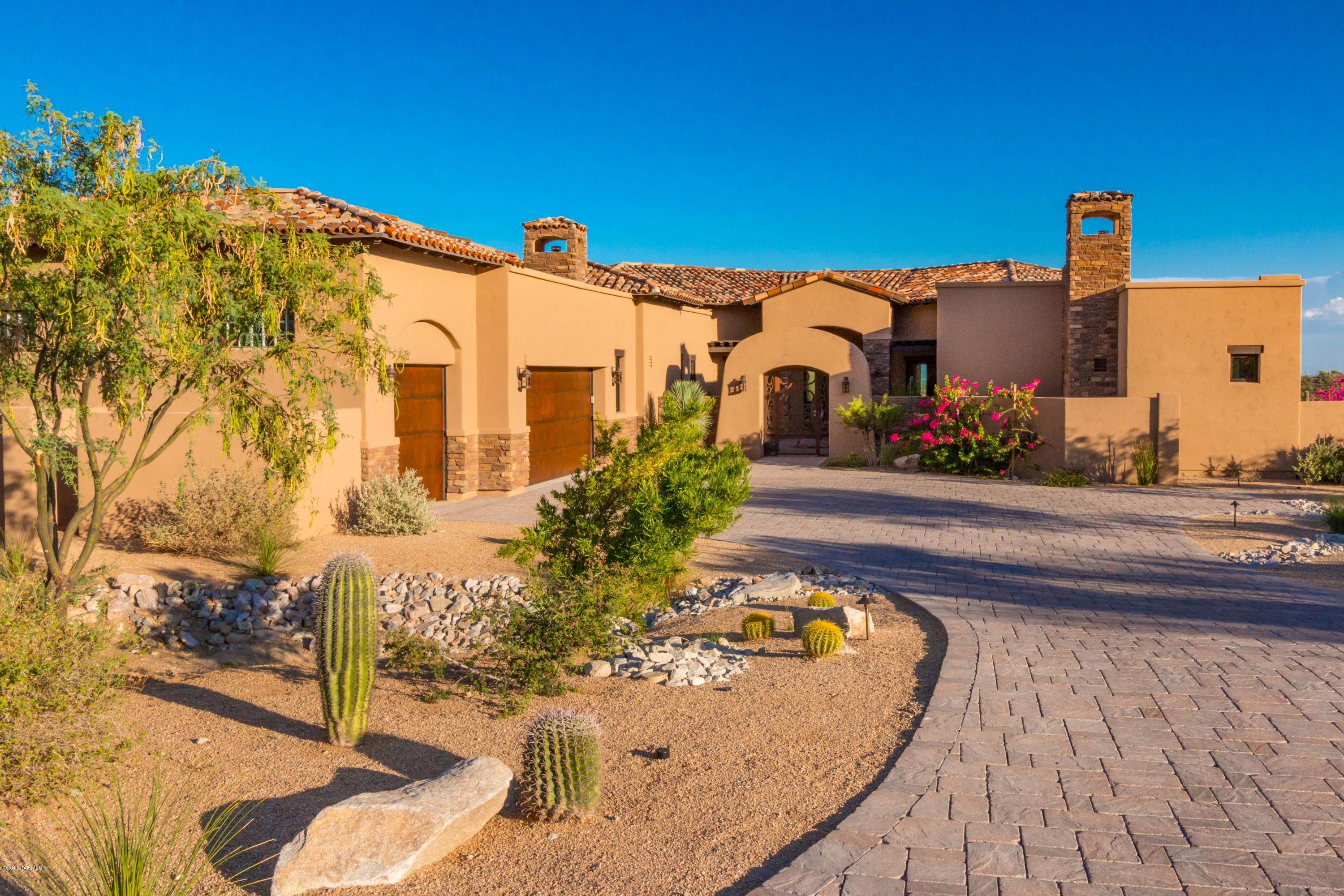 This exceptional home promotes tradition, charm, and elegance. Nestled in the Tuscan Estate enclave of Stone Canyon with unsurpassed mountain views,  and eye capturing city lights. Wolf, Sub Zero and Asko appliances in the state of the art kitchen, astonishing high ceilings accent the impressive entry and spacious living room featuring Cantera stone fireplace and natural stone columns completed with panoramic wall of windows. This home boasts no interior steps, a patio from the Master which features a huge closet and truly elegant bath. Plenty of room for outdoor entertaining with a sparkling pool, spa, gas fire pit and BBQ area, and of course amazing views. And the amenities of Stone Canyon. 10 YEAR LIMITED HOME WARRANTY!