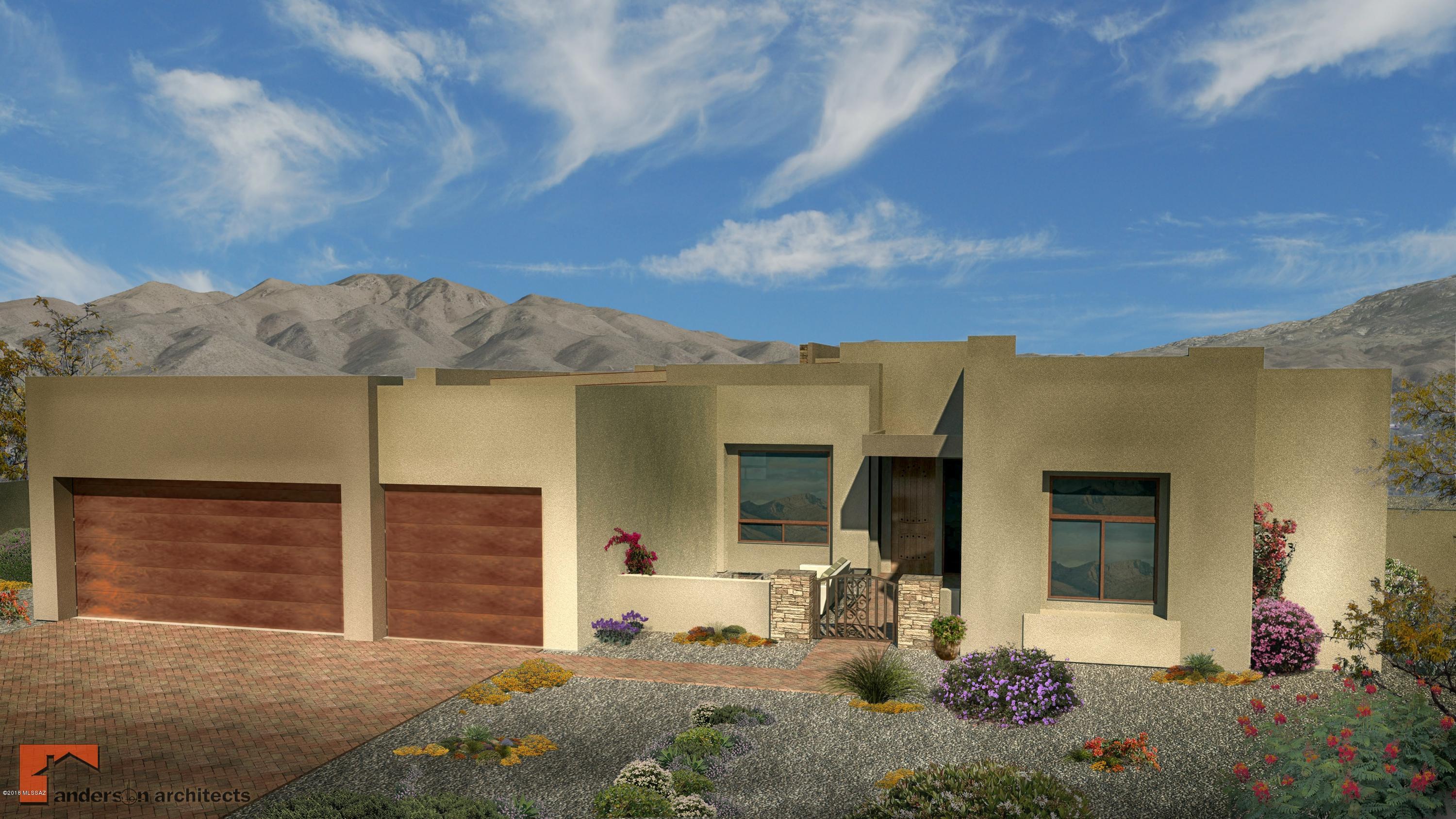 Brand new Fairfield home being built in Rancho Soldados. This 2653sqft home has amazing mountain views, sits on over an acre and is in a gated
community! This spacious 3 bed 3.5 bath home has an open/split floor plan. Every bedroom has an en-suite. There is an over sized 3 car
garage for all your toys. The master suite is spacious and luxurious! Stop into the sales office Thur-Sun 12-5pm or Call 520-207-4188 to Schedule a visit to the build site. Estimated completion in March 2019.