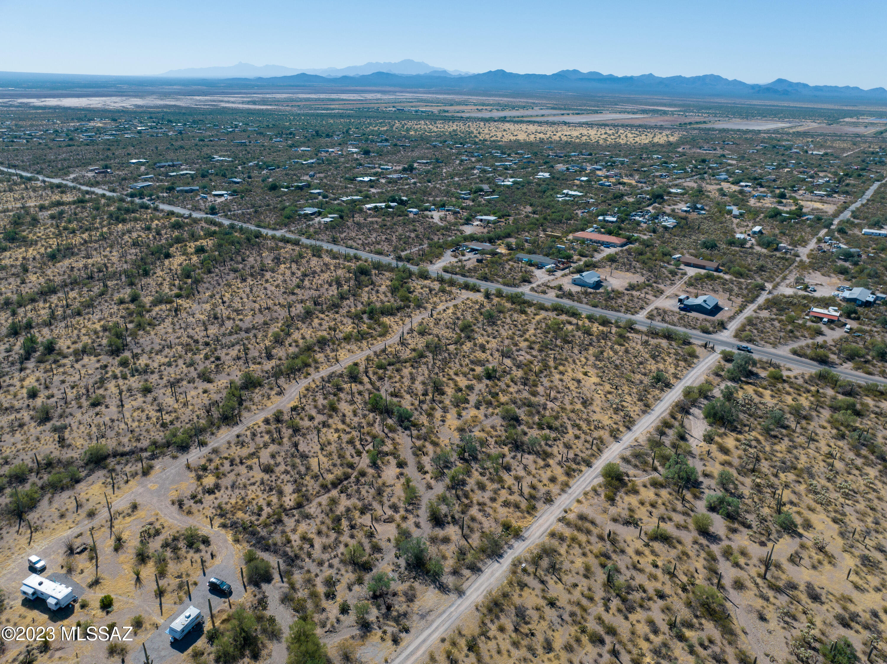 Your slice of heaven! Looking for a place to build your dream home? Look no further! This parcel is quintessential Southern Arizona with iconic saguaros and scenic desert vistas! Imagine panoramic sunset hues bouncing off the rugged desert landscape! The night skies come alive with a tapestry of stars whose brilliance is unimpeded by city lights! Practically, there is minimal site prep, easy access to utilities & a passed perc test! This 4.2 acre lot is particularly deep which allows for significant set back from the road. This plot truly feels a world away! Privacy, natural beauty, peace & quiet are abundant here!