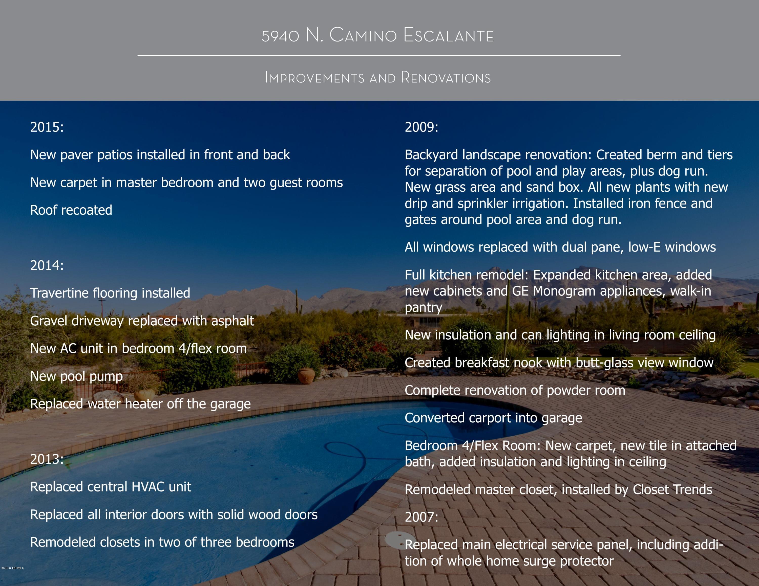 Catalina Foothills Estates NO. 5 - Residential