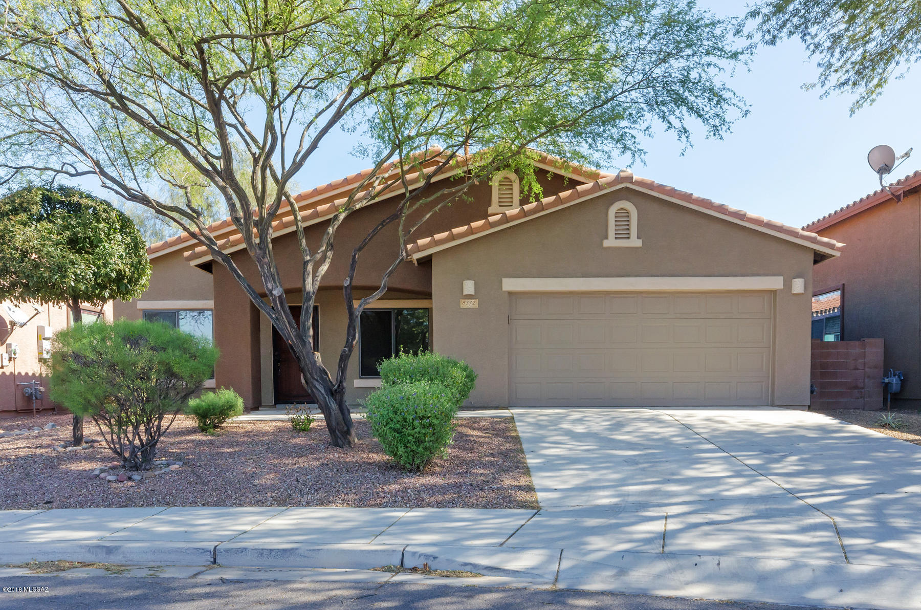 Great 3 bedroom,2 bath home with den/office! House has very open floor plan with FP. Brand new washer/dryer in laundry room. Awesome back yard with heated pool/Jacuzzi that backs to the desert with Catalina Mt. views. Close to shopping, park, school, library, outlet mall and Top Golf! Included washer, dryer & refrigerator. Agent related to owner. No pets! Pool/Spa maintained by landlord. Agent related to owner.