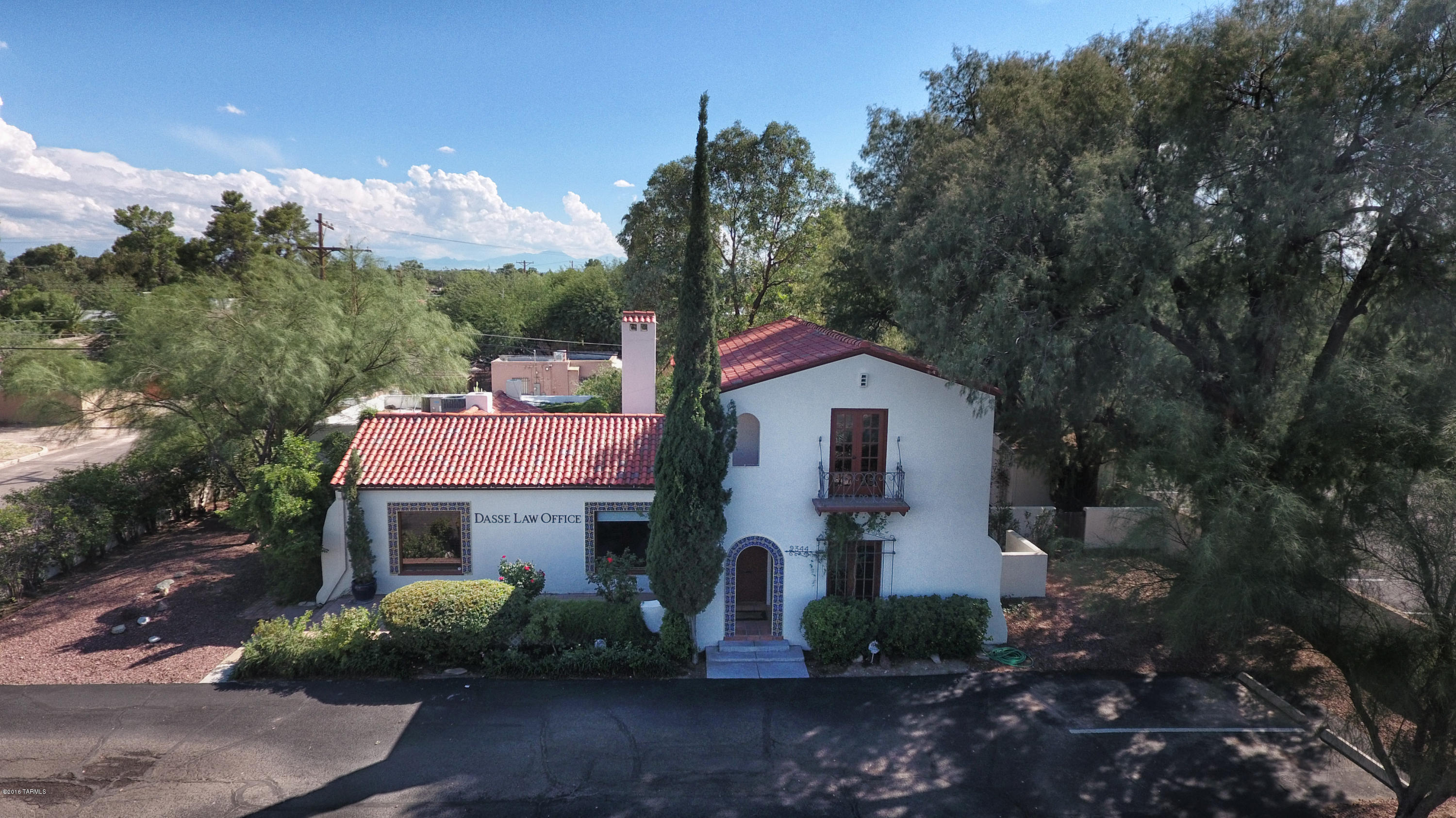 Rare historic office building in Sam Hughes. This elegant 1924 Spanish Mission Style building will impress and increase brand recognition. Vintage in character yet modern in amenities, this building offers: 5 offices, 1 library, 2 secretary areas, 1 eating area and plenty of interior storage space. Natural woodwork throughout with small plank wood-floors. Gorgeous backyard space with mature landscaping is suited for peaceful breaks.  Plenty of parking spaces.