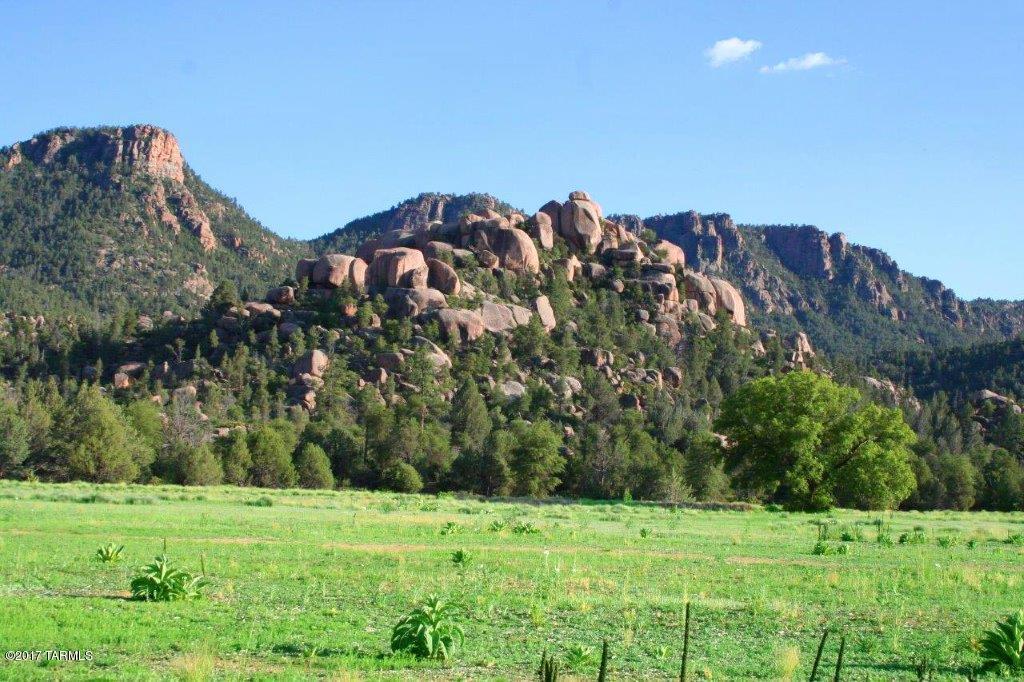 This is the finest National Forest In-Holding in AZ. 80 acres surrounded by 2.9 million acres of Tonto National Forest. Minutes from Payson and The Rim Golf Club and only an hour and a half from Scottsdale. The previous owners were national developers who established R-1 PAD Zoning. They submitted a 38 lot plat to the County. The Ranch has electric, 2 capped wells and a spring. Stewart Creek runs through the property for a half a mile. The acreage combines a variety of terrains and landscapes. There is a 20 acre rich meadow on the west half of the ranch. This acreage is ringed by high set building sites set amid spectacular boulder formations and mature evergreens. There are stunning views in every direction of the Stewart Mountains, the Mogollon Rim and the Granite Dells. The property also boasts a spacious viewing gazebo with sweeping overlooks of the adjoining National Forest wilderness. There is potential from this land for the development of a premier residential community. It is also ideal for an equestrian facility, church/children's camp, vineyards, organic orchards, or a corporate or family retreat. A quite and secluded estate of this size with the protection of a sprawling National Forest bordering it in all directions yet only minutes from one of Arizona's most sought after communities is truly a rare find.