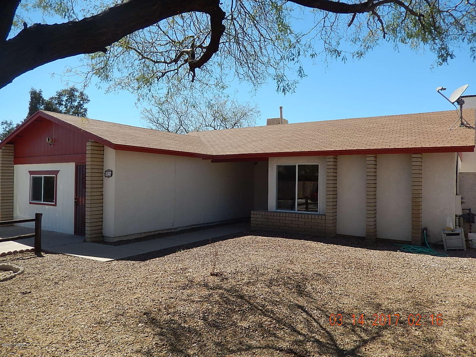This 3 bedroom/2 bath home is in a prime location close to all conveniences. The interior has fresh paint, new tile, new appliances, new counters in kitchen and bathrooms. Bedrooms are large and 3rd bedroom is so spacious it could be used as another living area, game room, guest quarters, etc. You can stay cozy on those chilly winter nights with the wood burning fireplace. Back yard is low maintenance and huge with a side gate to fit large vehicles/boat/activity vehicles. This home is available now. Call for your private showing.