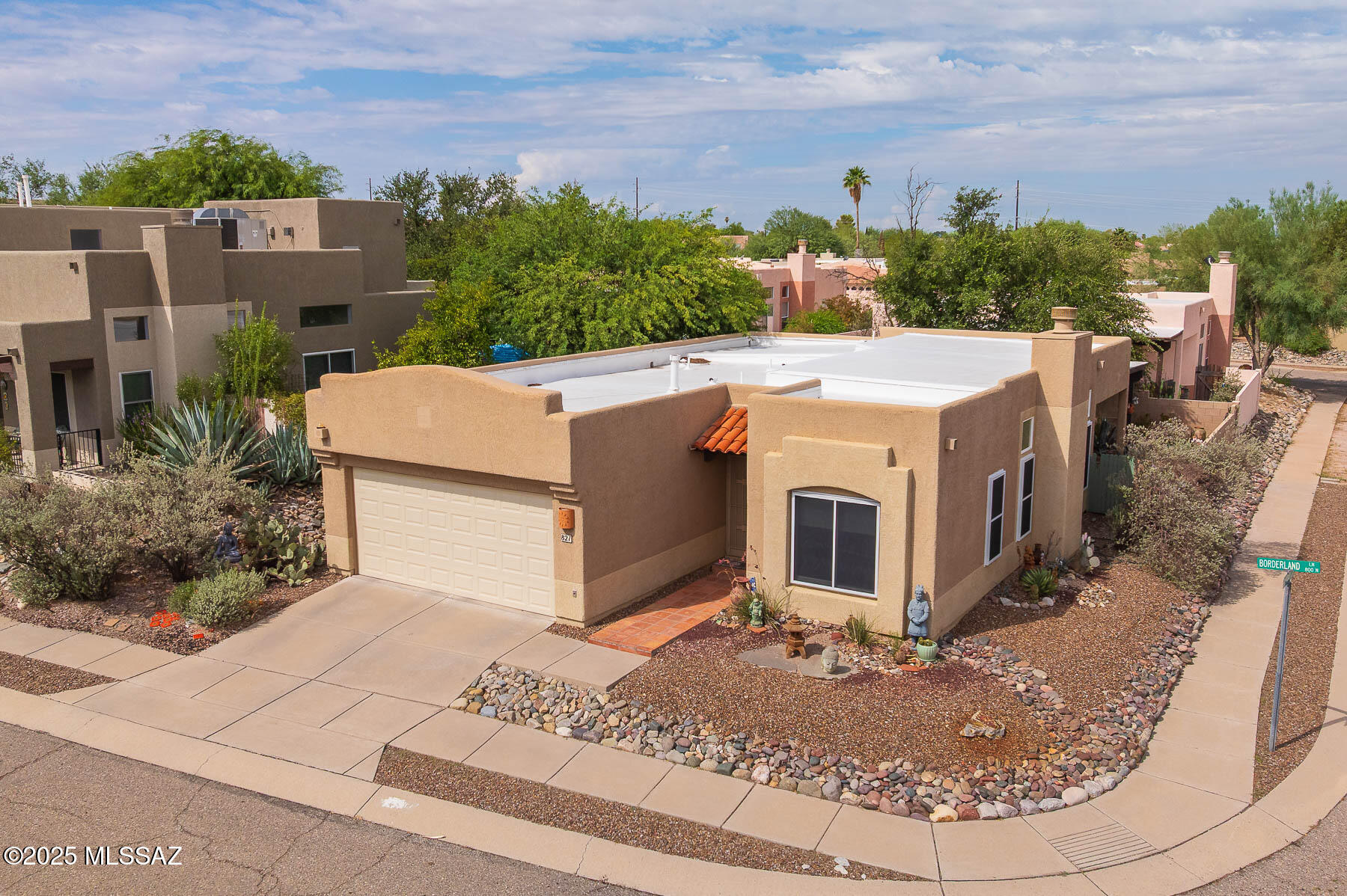 Beautiful turn key home inside pleasing Silverado Hills neighborhood, adjacent to desert setting and breathtaking views. Home was remodeled in 2017, has an open floor plan with natural stone ledger panels around the fireplace and beautiful stone color tile throughout the home. Kitchen and bathrooms have granite countertops with stainless steel appliances in kitchen. Security screens and honeycomb cellular window shades throughout which helps cool home and reduces energy consumption. Back yard is tastefully decorated and provides a meditation ambience.