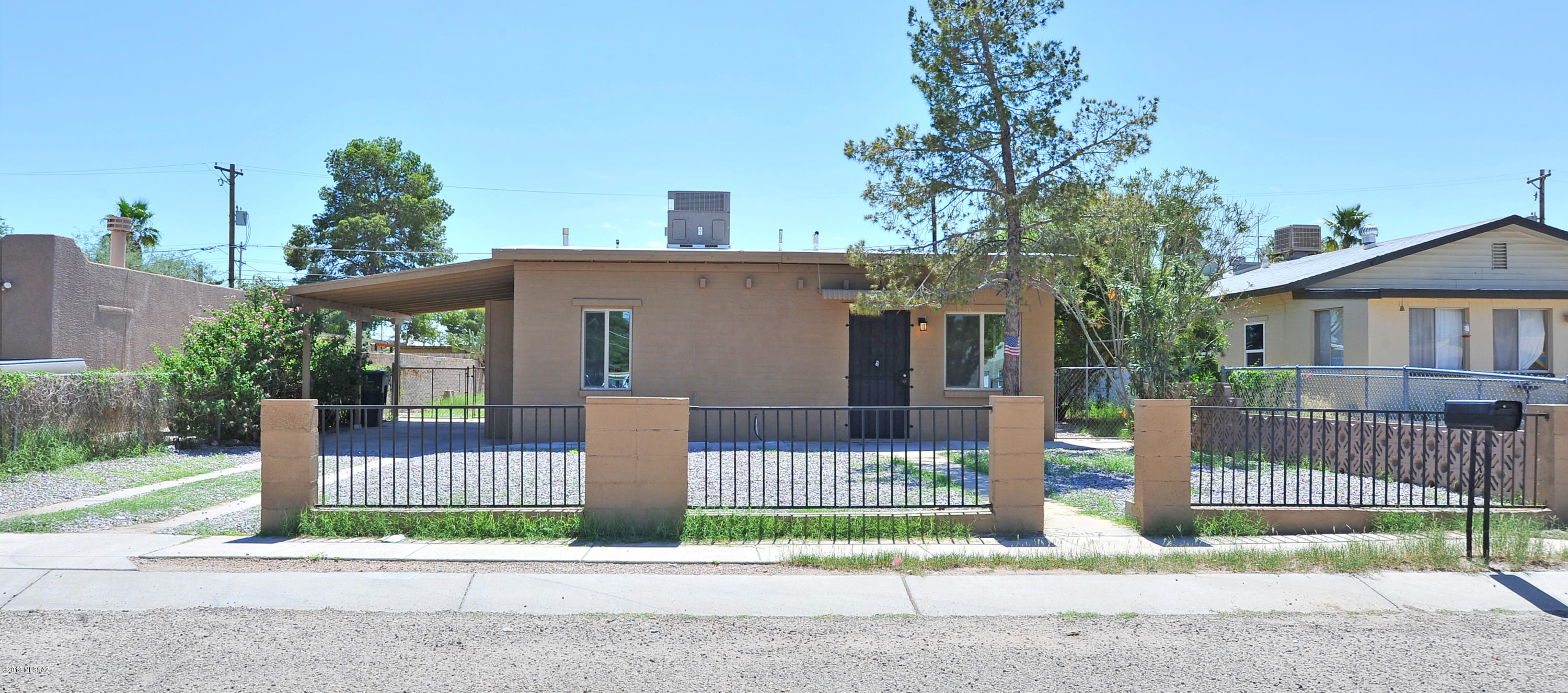 *New roof before Closing'' This charming 2 bedroom 1 bathroom home is fully remodeled and is ready to move in. The interior features bright, open and airy feel great room, fresh paint, gorgeous new kitchen cabinetry, new appliances, new tile floors, remodeled bathroom, new lighting, faucets, dual pane windows, new A/C with warranty and new water heater! Quality craftsmanship shows in the custom tiled bathroom. Roof is re-coated and patio's roof is new! The spacious fully fenced yard is a great place for entertaining and toys! Conveniently located near I-10, shopping, parks and stores. Don't miss out on this opportunity. Come see today!