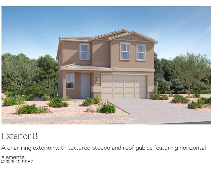 This new two-story home features a spacious and modern design. An open-concept floorplan on the first level combines the kitchen, dining room and family room for seamless entertaining and multitasking, and a nearby patio provides convenient indoor-outdoor transitions. A versatile loft is located on the second floor near three secondary bedrooms and the luxurious owner's suite, offering direct access to a full-sized bathroom. Our homes come with the Rinnai Tankless Water Heaters, Smart Thermostats, Post-Tension Foundation, Radiant barrier roof decking, 2'' Faux Wood Blinds and more!