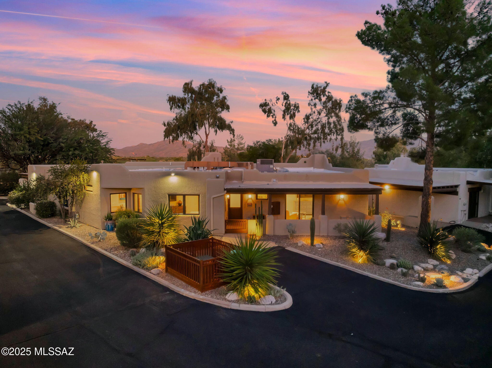 Enjoy the tranquility of this 3 BR & 3 BT 1888 sq. ft. one of the largest casitas  Located around the Iconic Peace Park on the pristine grounds of the World-renowned Canyon Ranch Wellness Resort. Recently elegantly remodeled with meticulous thought and consideration for comfort, practicality and elegance . Enjoy the Sunrise and Sunset while relaxing on your private patio  inviting the mountain views into the living room. Full and bright kitchen flows smoothly and comfortably into the opened floorplan  living and dining area. Thoughtful configuration of bedrooms and bathrooms layout with privacy in mind making this casita ideal for accommodating family and guests gatherings. Follow a healthy lifestyle year-round. Enjoy the luxurious amenities at your fingertips. State of the art Spa, gyms, swimming and Aquatic pools and body works. Access to medical and wellness programs offered by dedicated professionals. Dine at the two venues offering healthy gourmet dishes. 

The sheer construction quality, technology and beauty of this casita renders it  a perfect primary resident or a sanctuary for healthy and active vacation stay.