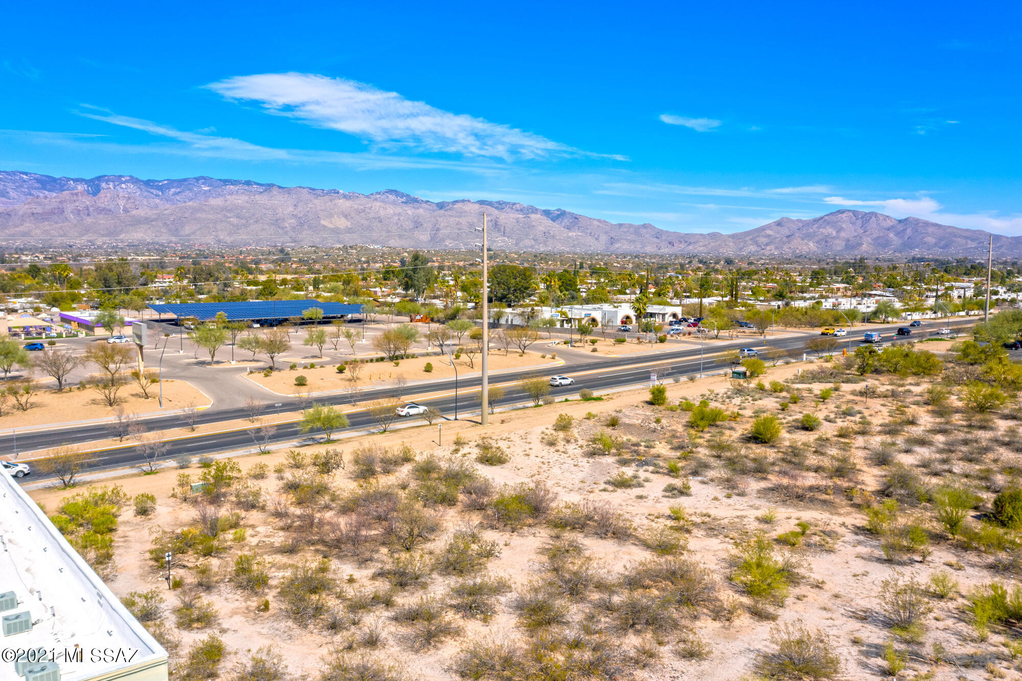 Terrific investment opportunity & major C1 development opportunity on E Speedway. This lot plus adjacent lot (Parcel #133-35-002P) available for total of 2.10 acres. Available separately or combined. There is an existing TEP easement approx 16'x245' between 2 lots. Utilities at curb.