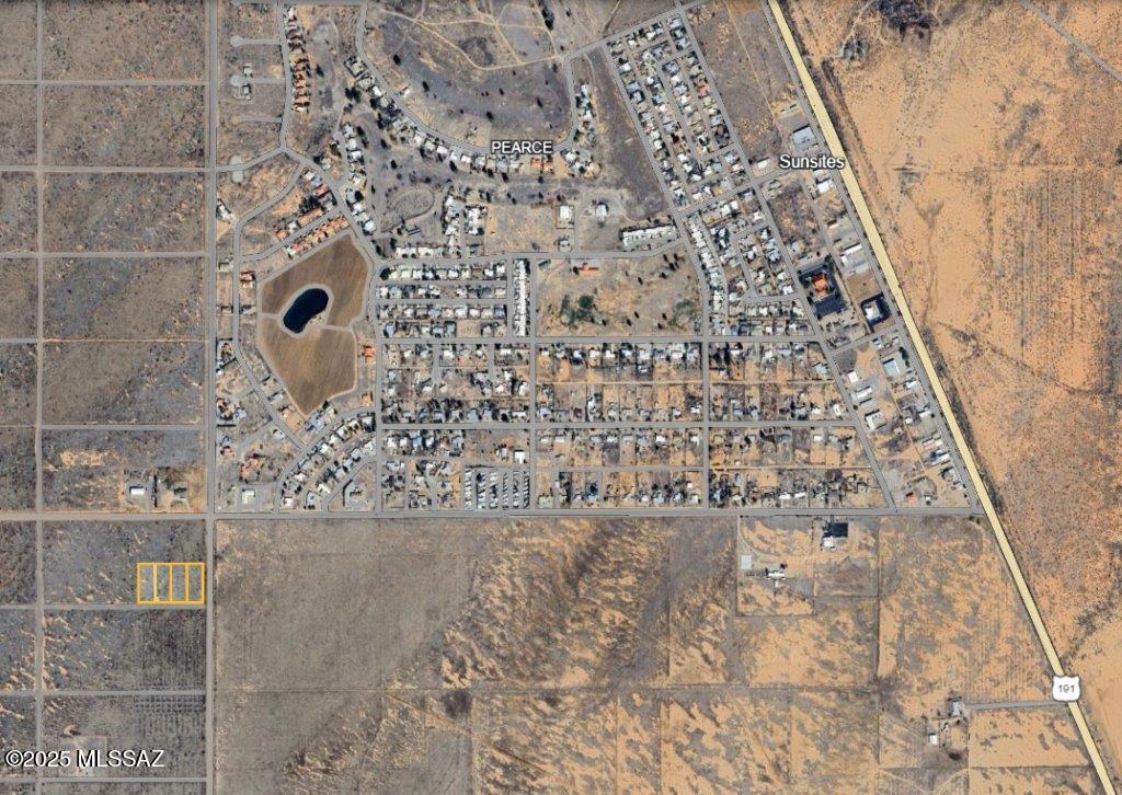 4 contiguous 0.83 acre lots  totaling 3.32 acres right off the main road and close to Pearce.  Each lot is 121 ft x 297 ft. Power Pole across street. Septic Required. Drill Well or Haul water Zoned: SR-22, Single-Household Residential. No flood zone issues. Low yearly taxes.

One of more members of Infinite Acres LLC holds an Arizona real estate license.

No sight unseen offers

Easy access to US Hwy 191 and nice mountain views and Sonoran Desert Sunsets. Just a few minutes from Pearce with some amenities but only 1 hr 33 min from downtown Tucson AZ and the endless amenities it has to offer. Come enjoy the peace and tranquility at this rural retreat away from the hustle and bustle of the city life. There is plenty of wide open spaces for hiking, horseback riding and off-roading.