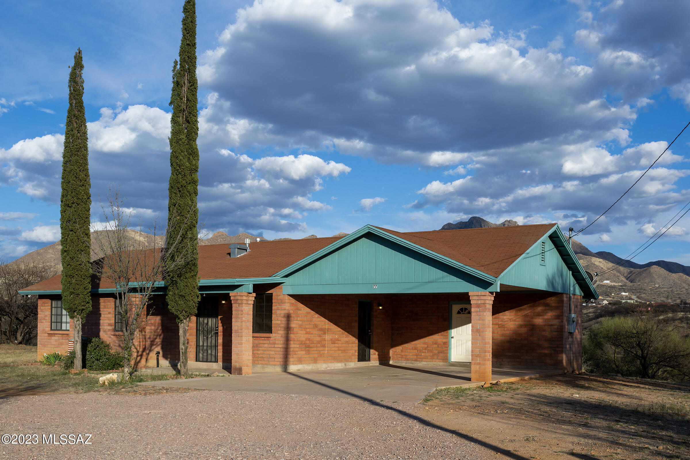 Are you looking for a home with great mountain views and lots of privacy? This cozy home has 3 bedrooms, 2 bathrooms located in a secluded area at the end of a cul-de-sac. Tile floors through out, new window blinds and refrigerator, ceiling fans, laundry room, extra storage room, a 2 car carport and shed. Pets accepted upon Owners approval. Call today. This won't last long...