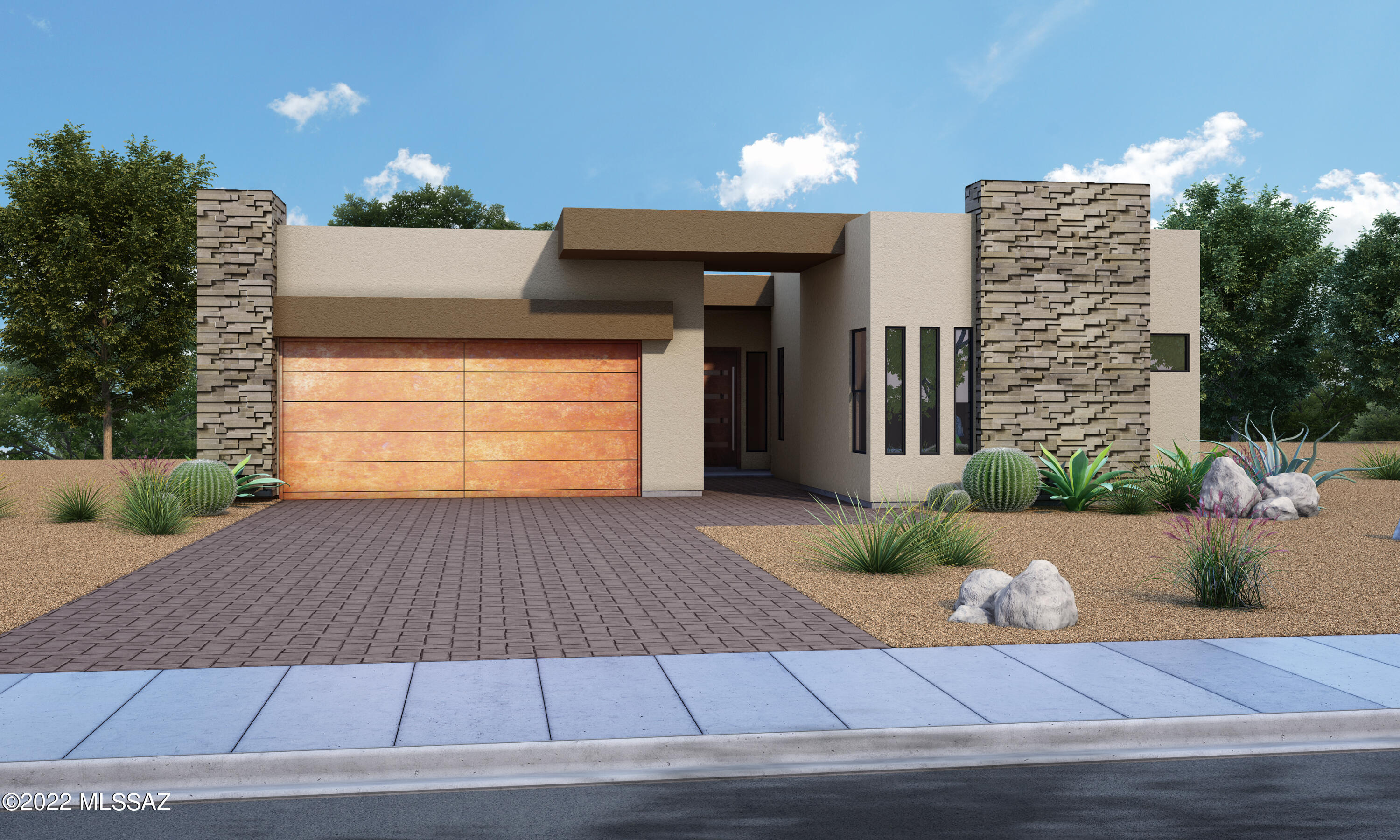 This thoughtfully designed floor plan, built by FH Stone Canyon Construction, LLC, features an impressive, open concept with soaring ceilings and huge sliding glass doors.  Providing 3 spacious bedrooms each with their own ensuite, a large office and 3 car garage. 

Conveniently located within walking distance to the Health & Fitness Club, Clubhouse and Championship Golf Course.   
For more information or to schedule an appointment contact the listing agent today!