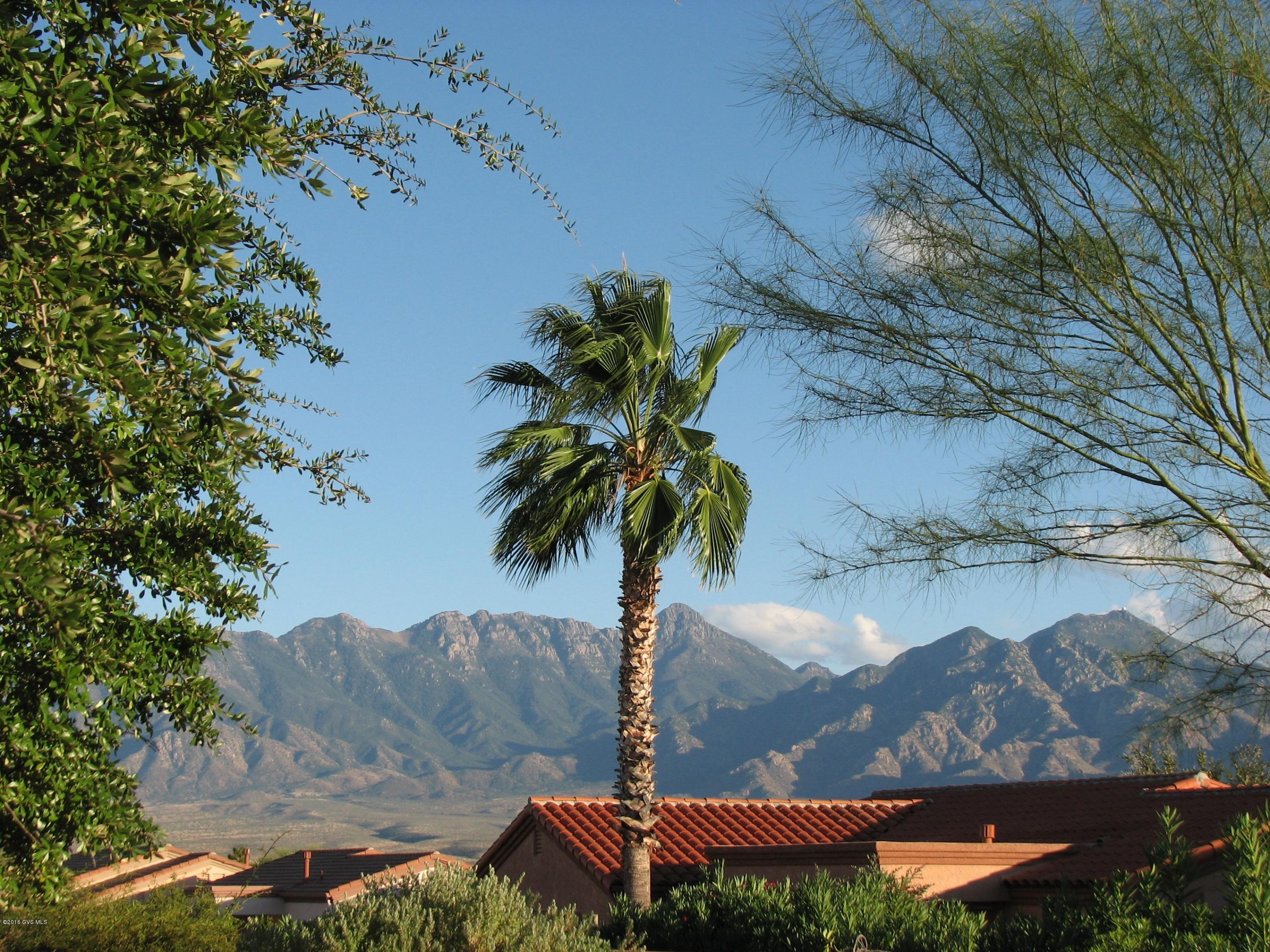 This free standing home has a two car garage, 2 spacious bedrooms suites. A low maintenance lot with a view of the Santa Rita Mountains. The home has been well maintained exterior painted, completely new roof 2014.