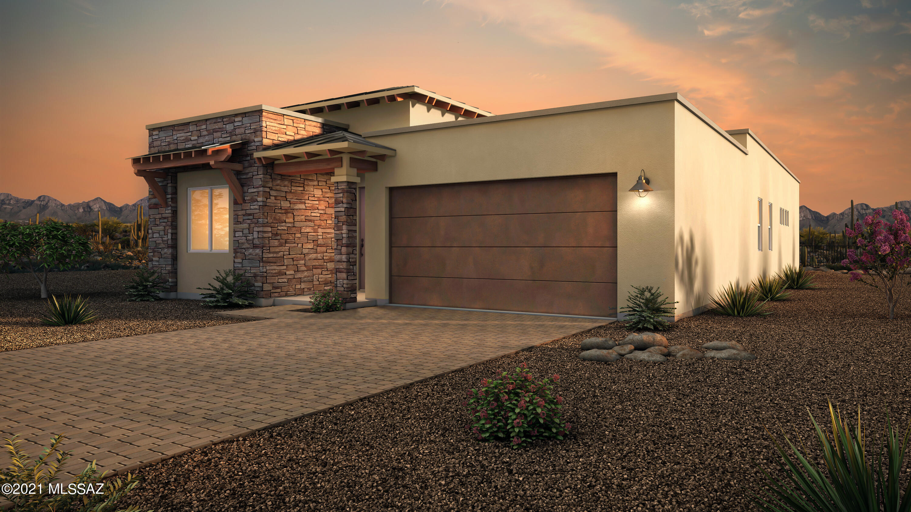 New construction with fantastic mountain views.  Gated community with a private driveway.