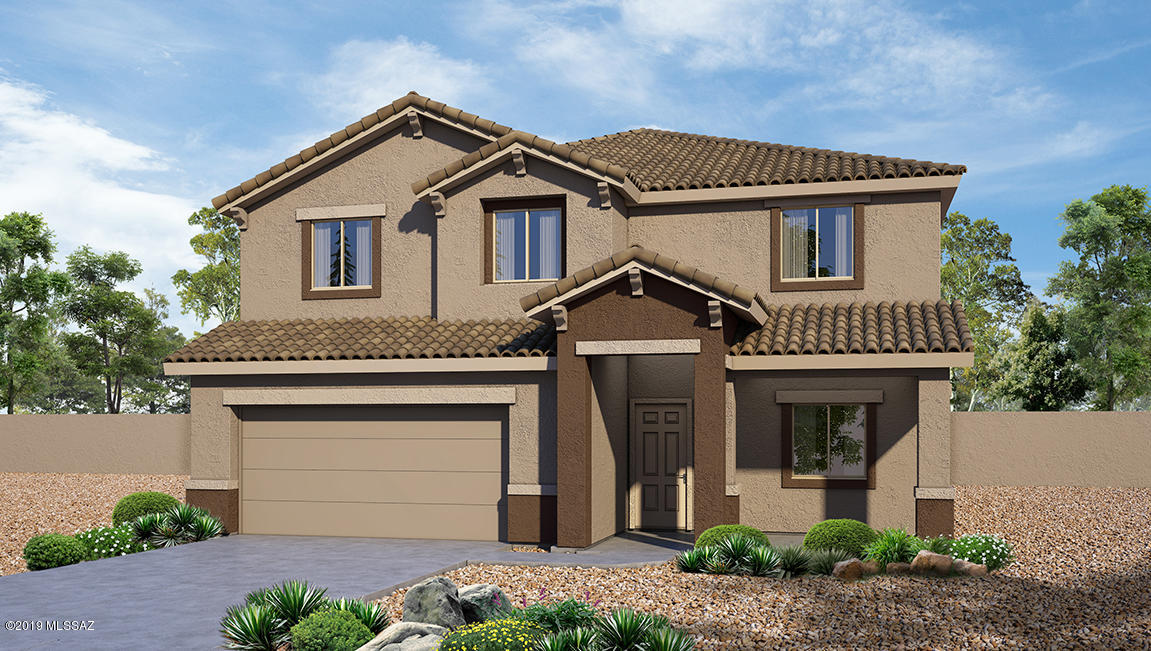 Come see our Torina floor plan! Brand new construction by DR Horton, America's Builder & an Energy Star Qualified Home which will save you up to 30% on your utility bills every month! 
This home has the covered patio A and B! Granite counter tops, Sussex Maple cabinets, Stainless Steel appliances and wood looking tile in ceramic! Spindle railing heading to the huge upstairs! There are too many awesome features to list them all, you have to see it! This home will be complete soon!  Brand new construction Energy Star Qualified Home - with a builder warranty. Saguaro Bloom is the one of the fastest growing community in Pima County since 2016!

42 acres of trails and walkways, Ramada's. BBQ's multiple recreational turf areas and tot lots!